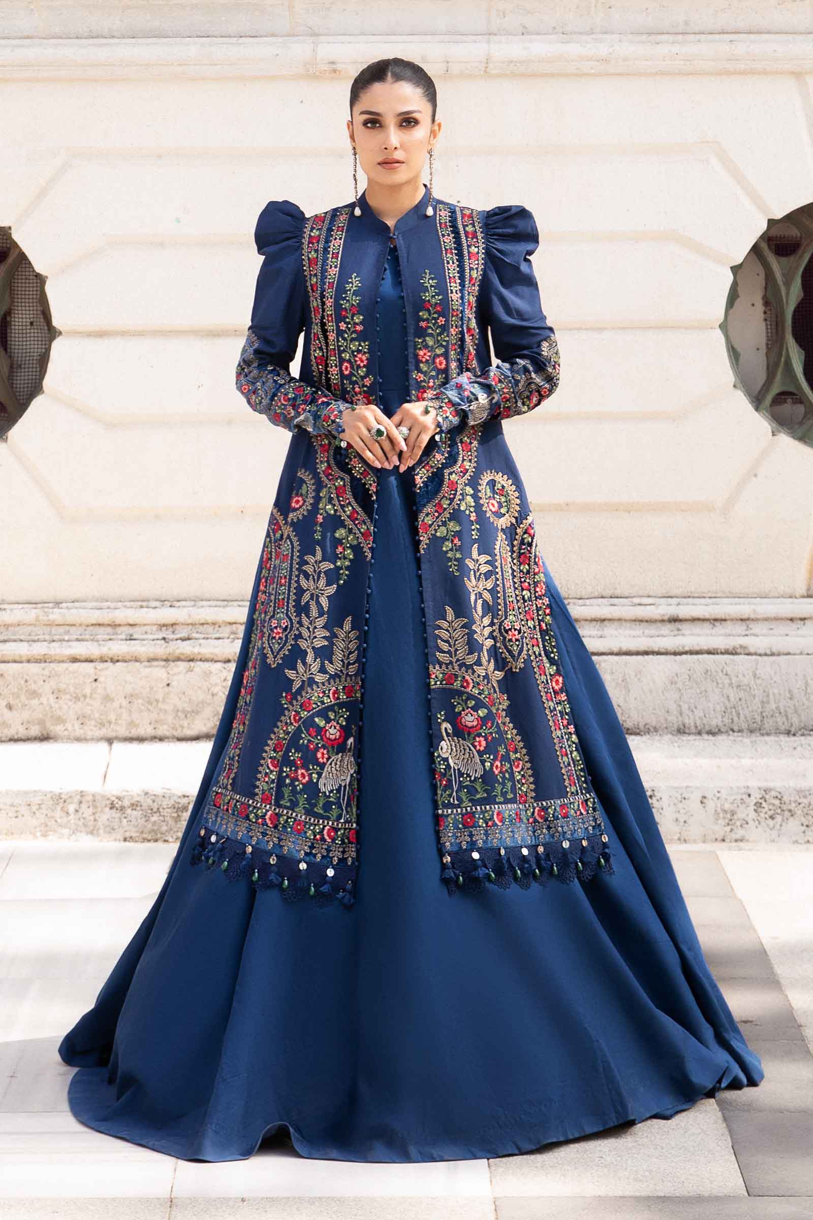Unstitched Linen | Navy Blue DL-1109 - Image 2