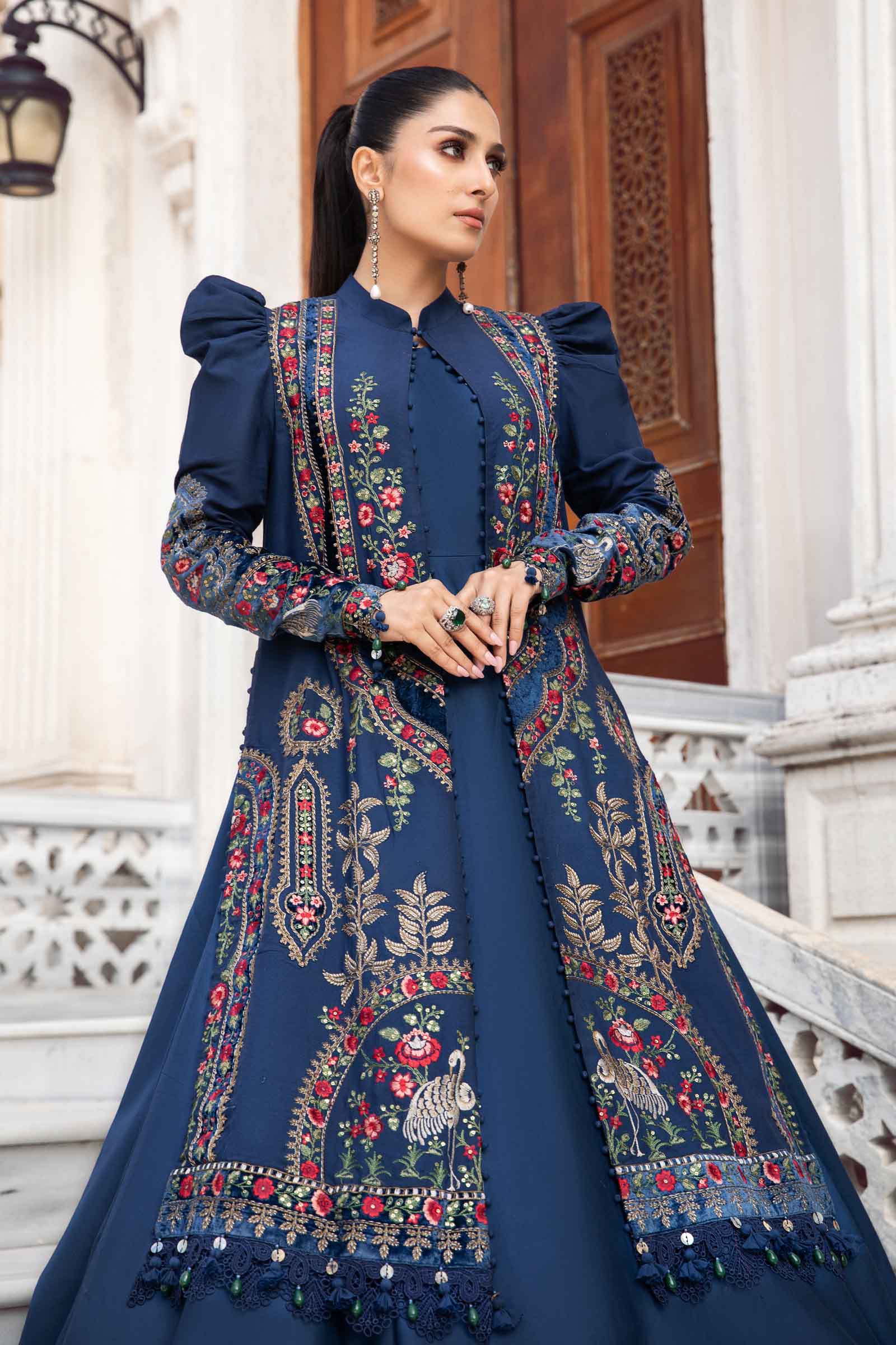 Unstitched Linen | Navy Blue DL-1109 - Image 4