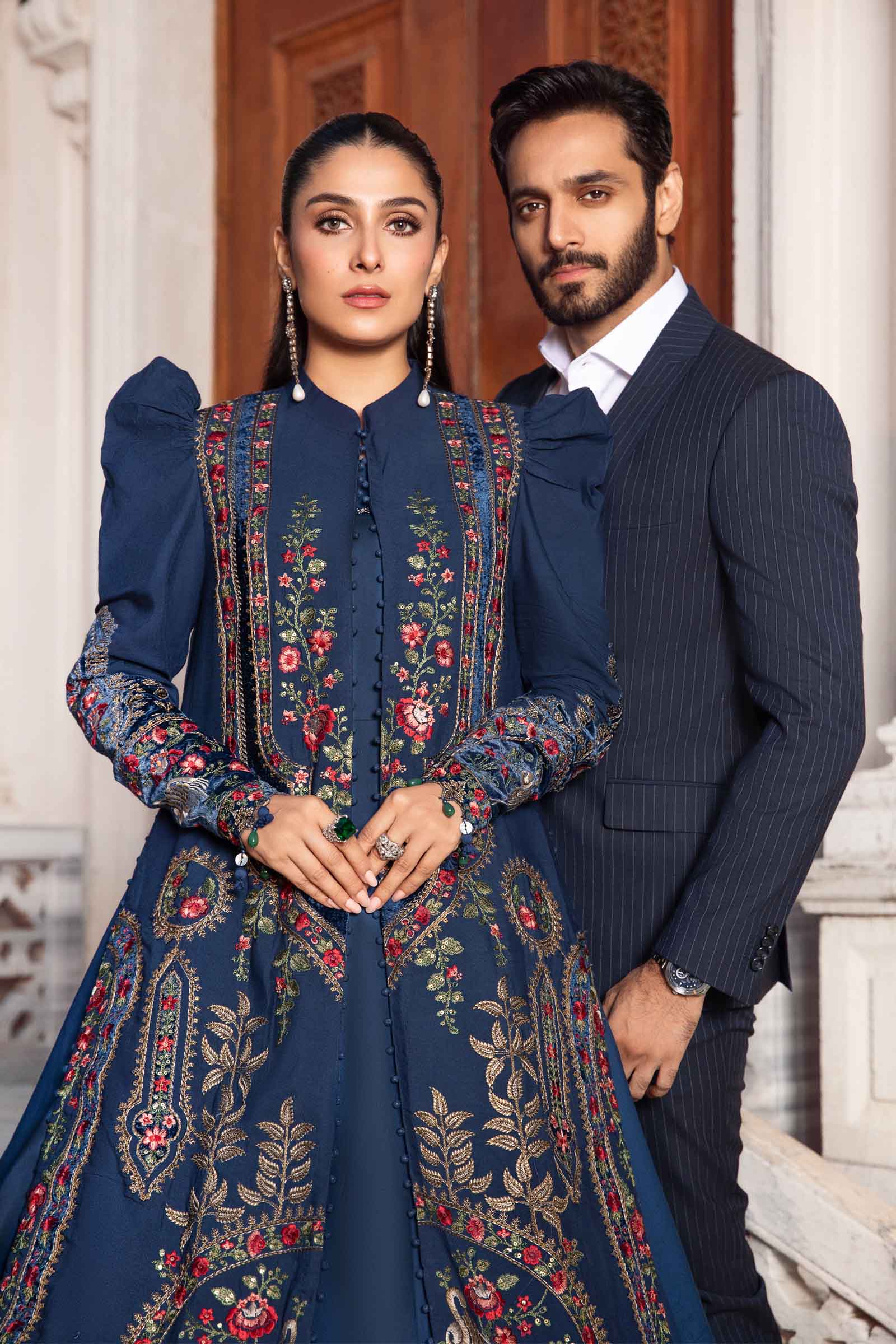 Unstitched Linen | Navy Blue DL-1109 - Image 8