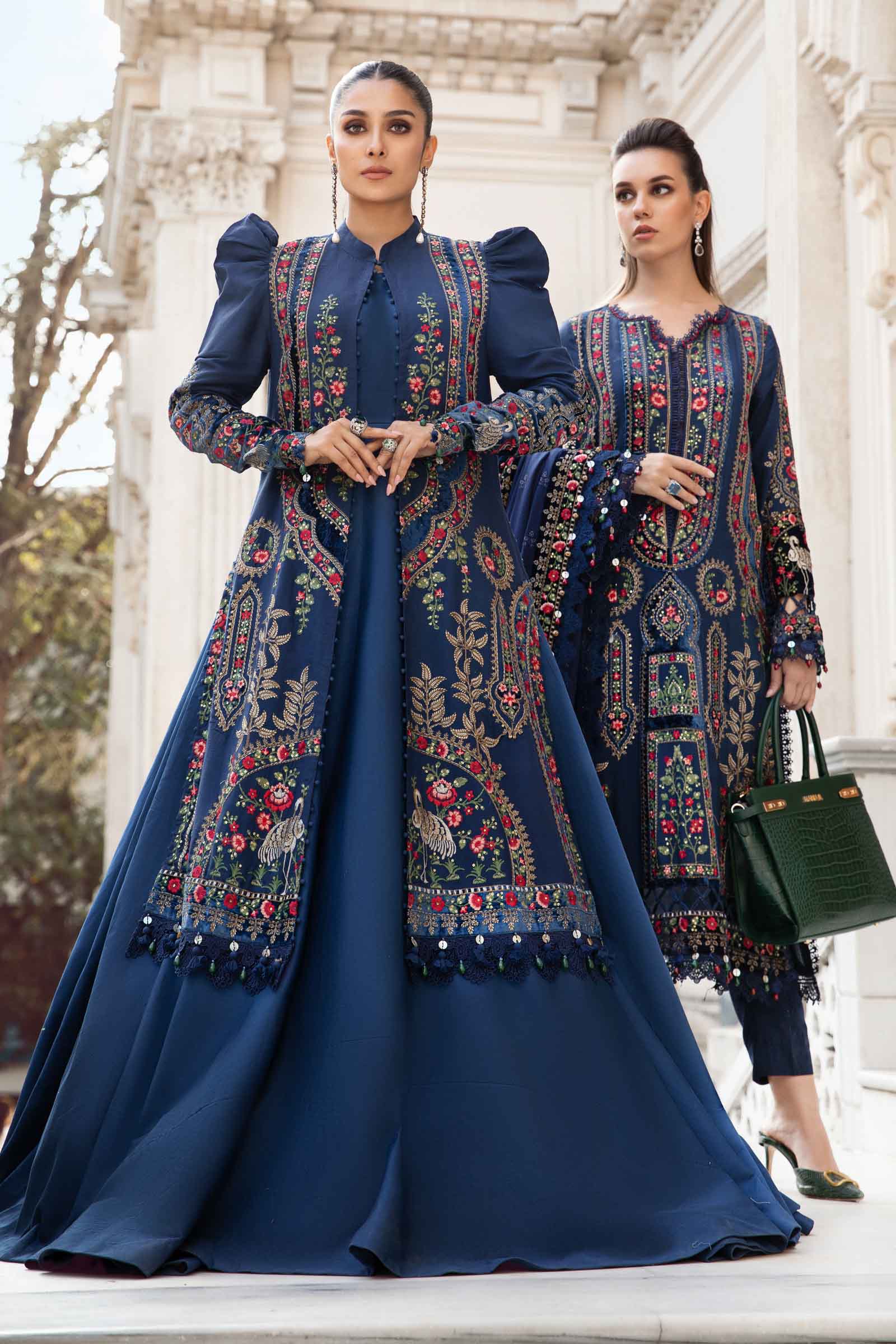 Unstitched Linen | Navy Blue DL-1109 - Image 9