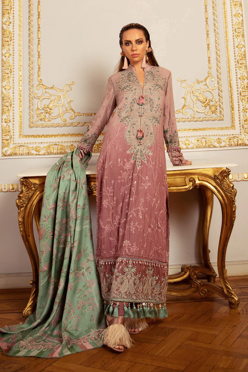 Unstitched Linen DL-904-Ash Pink - Image 3