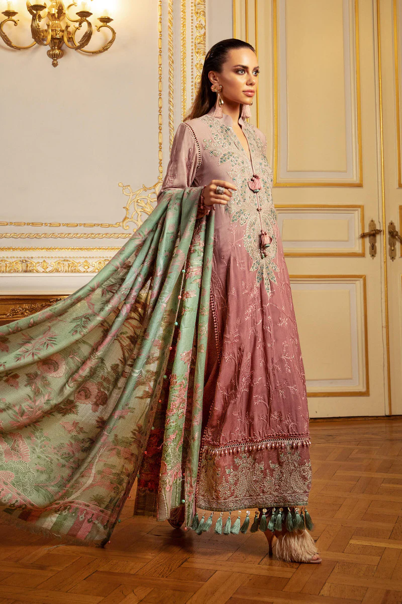 Unstitched Linen DL-904-Ash Pink - Image 4