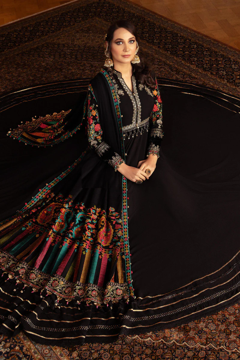 Unstitched Linen DL-906-Black - Image 3