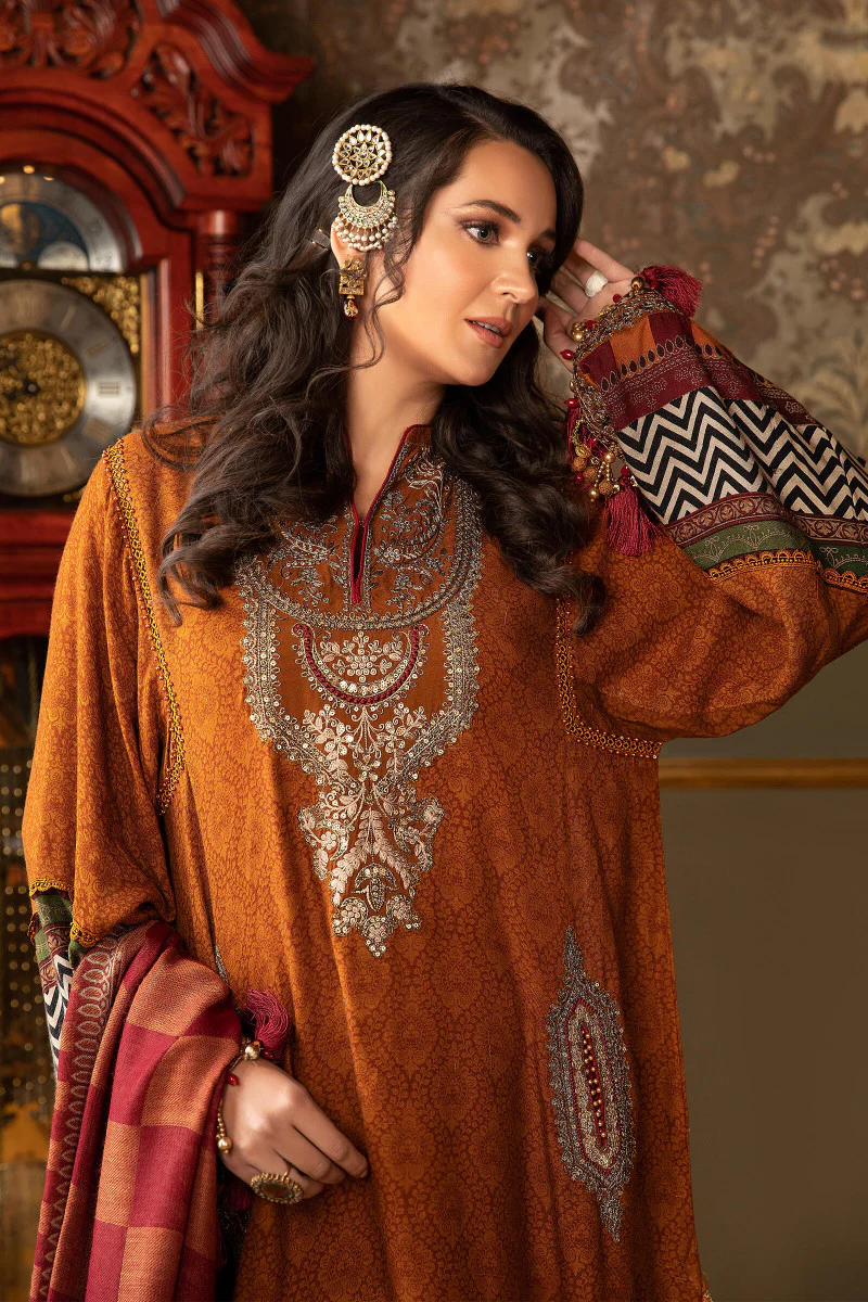Unstitched Linen DL-908-Rust - Image 2