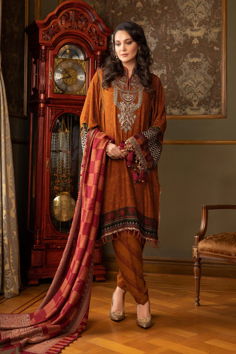Unstitched Linen DL-908-Rust - Image 3