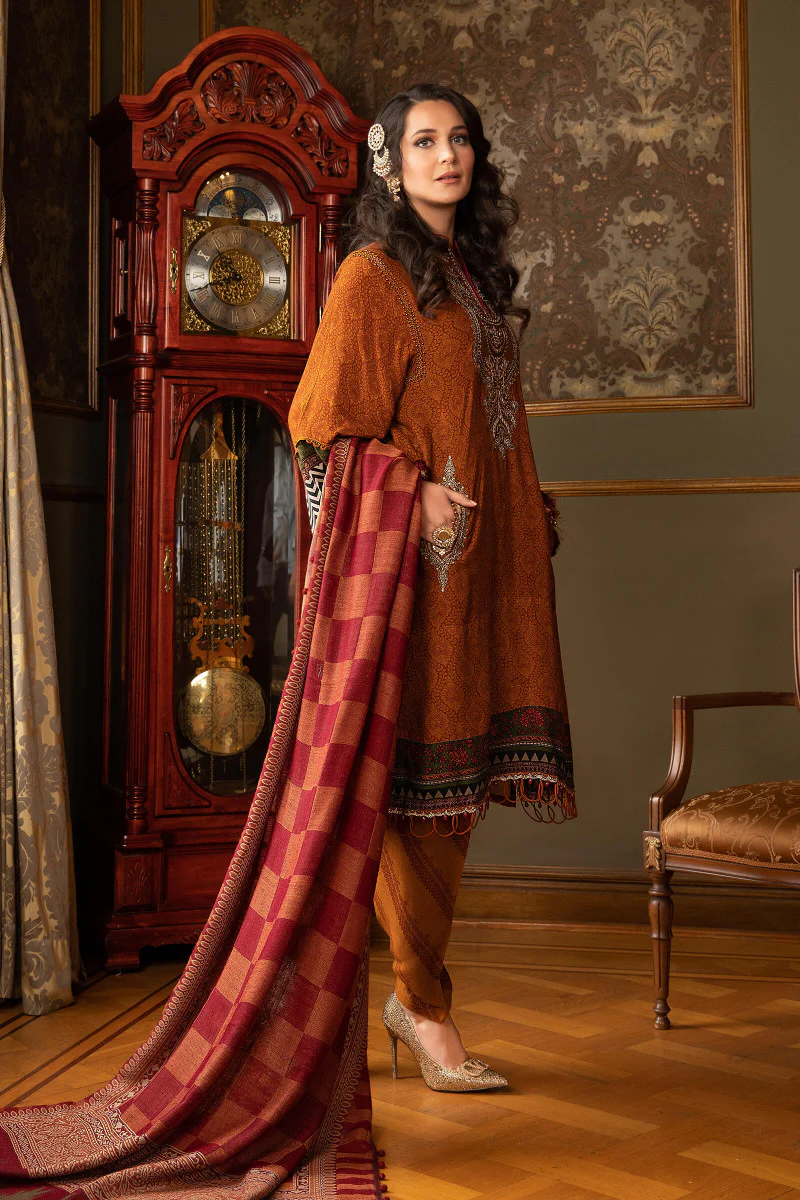 Unstitched Linen DL-908-Rust - Image 4