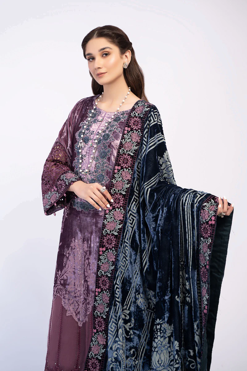 Suit Dul Lilac DLS-1006 - Image 3