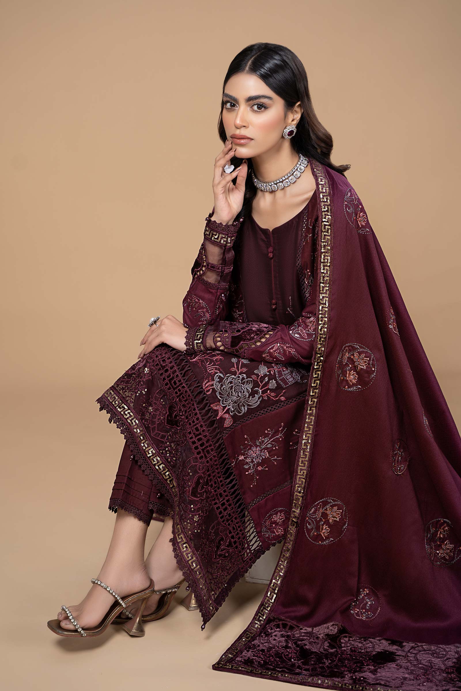 Suit Aubergine DLS-1103 - Image 2