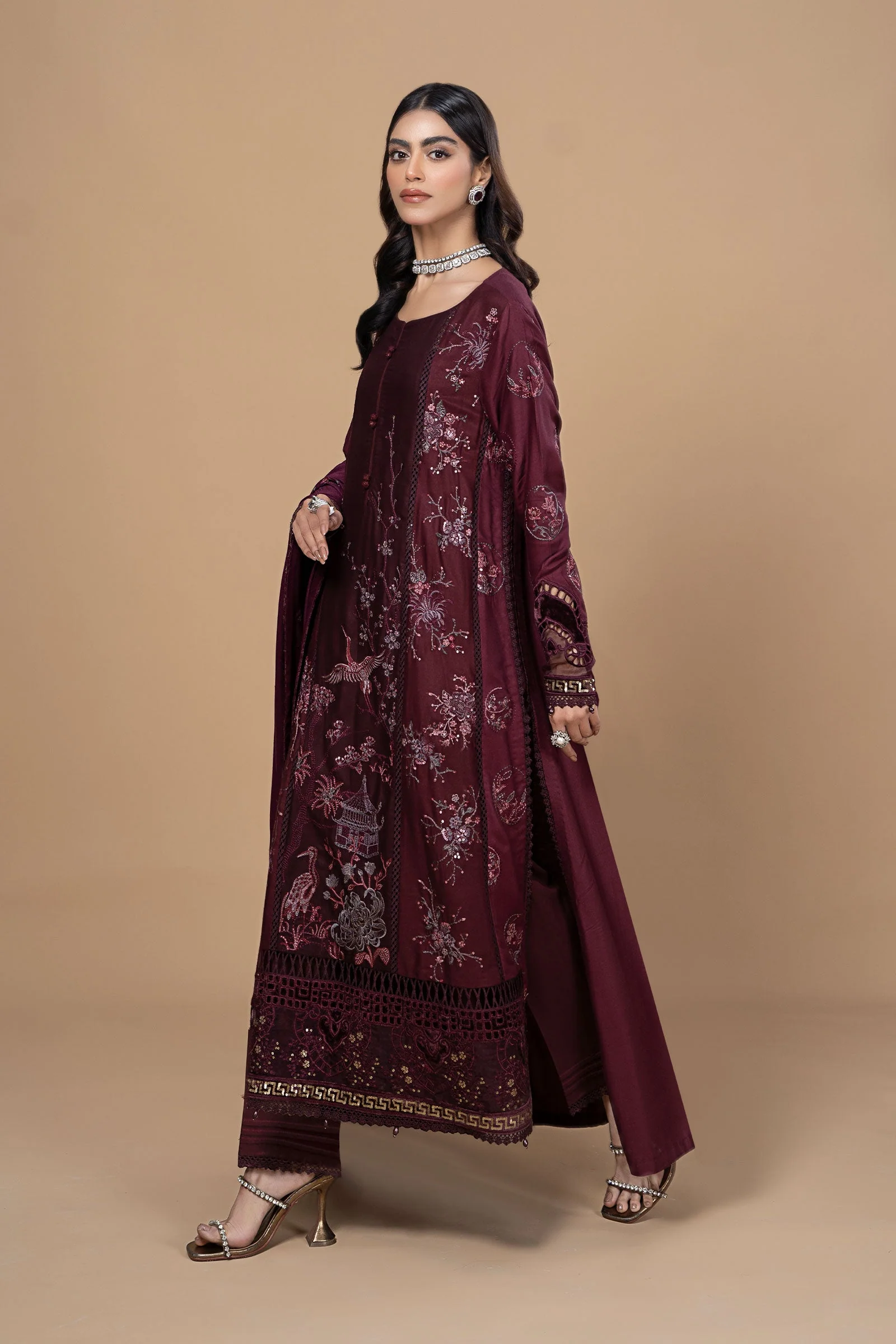 Suit Aubergine DLS-1103 - Image 6