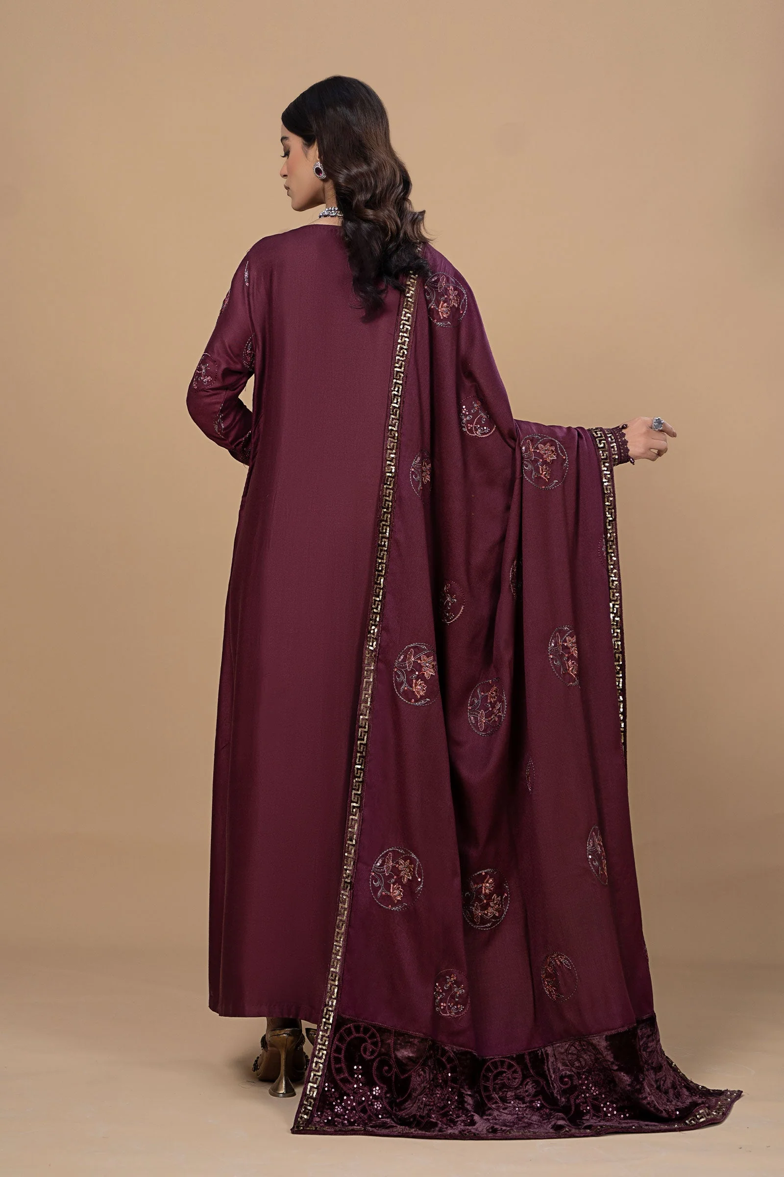 Suit Aubergine DLS-1103 - Image 7