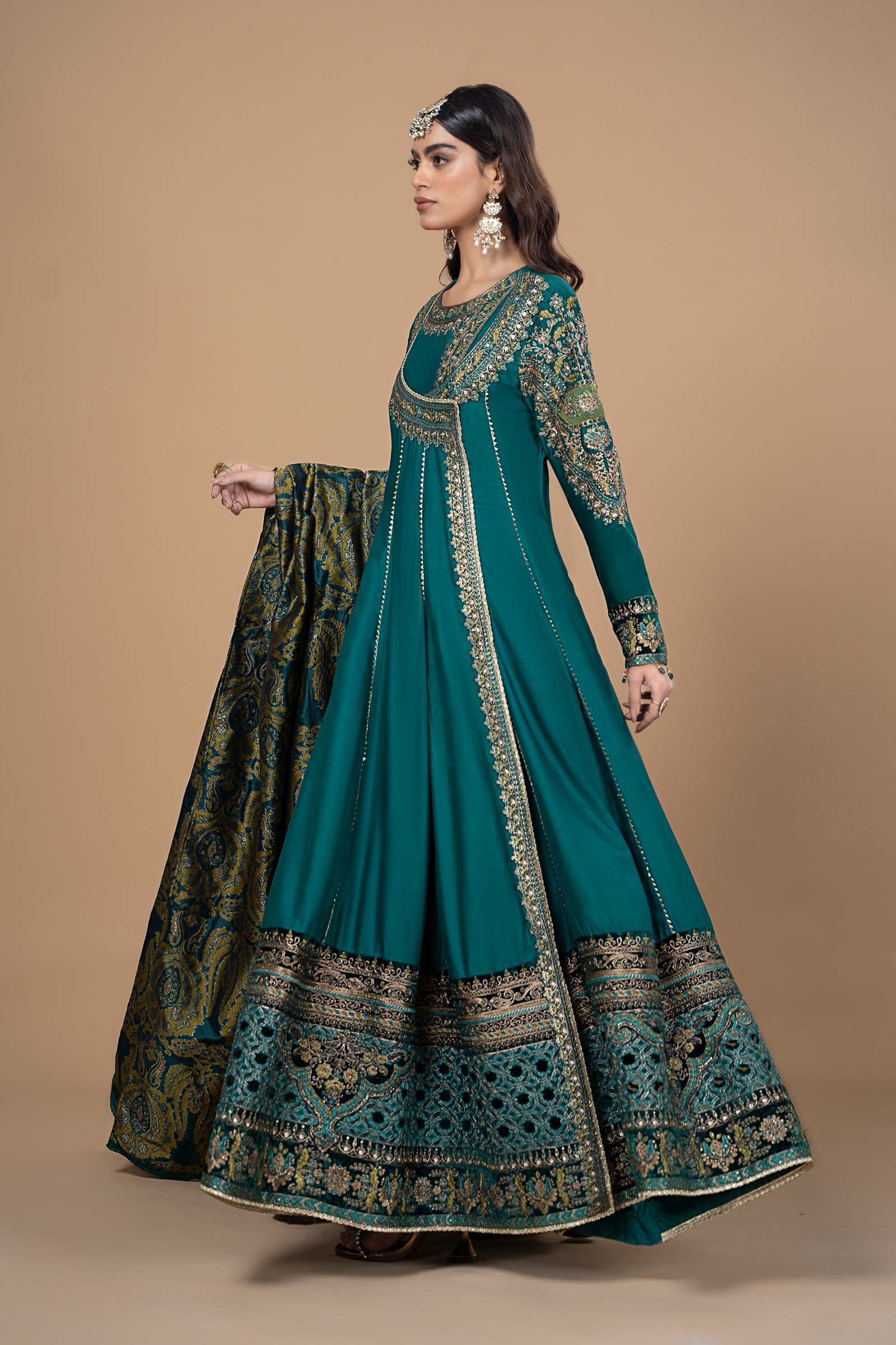 Suit Emerald Green DLS-1107 - Image 3