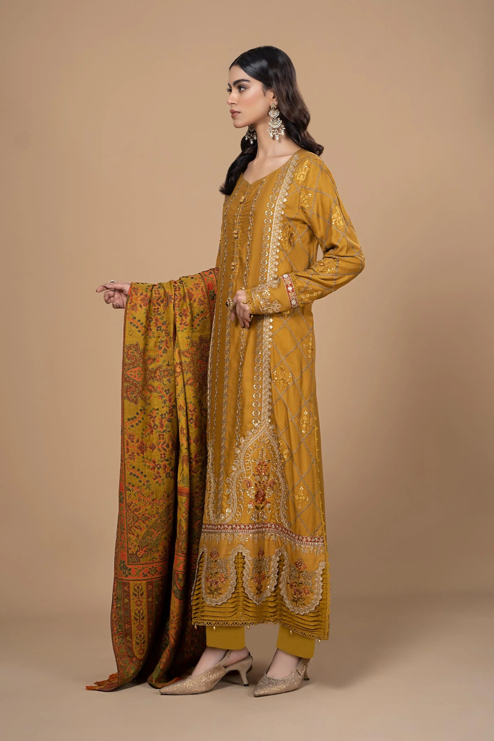 Suit Mustard DLS-1110 - Image 5