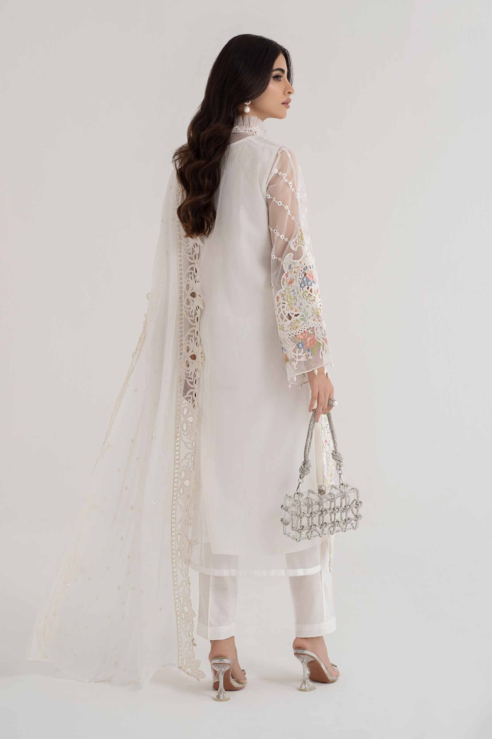 3 Piece Embroidered Lawn Suit | DS-2405-A - Image 7