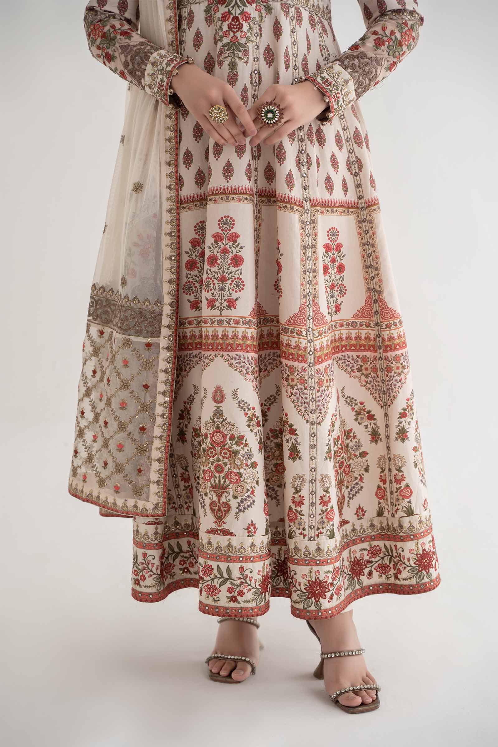 3 Piece Printed Lawn Suit | DS-2413-A - Image 5