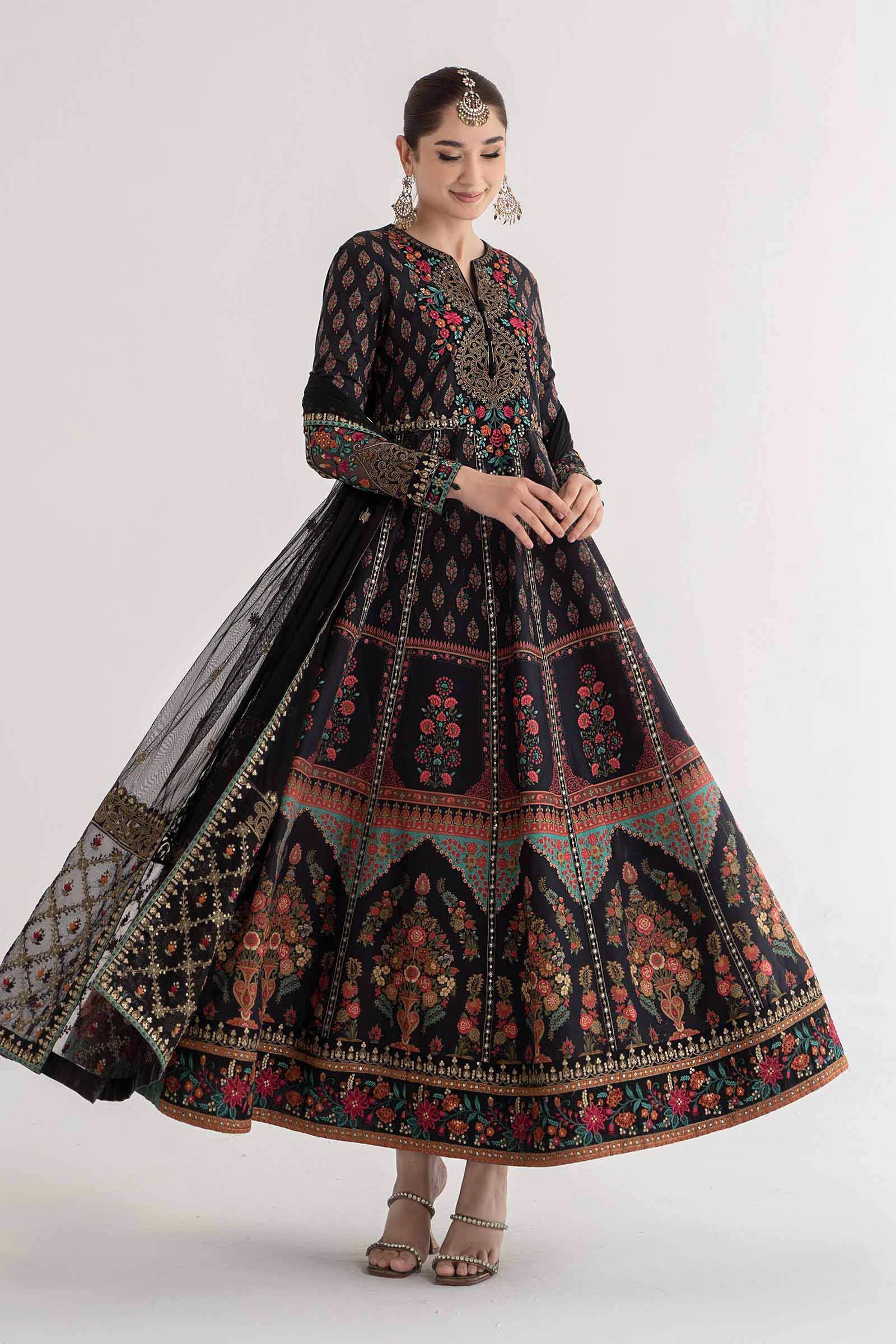 3 Piece Printed Lawn Suit | DS-2413-B - Image 7