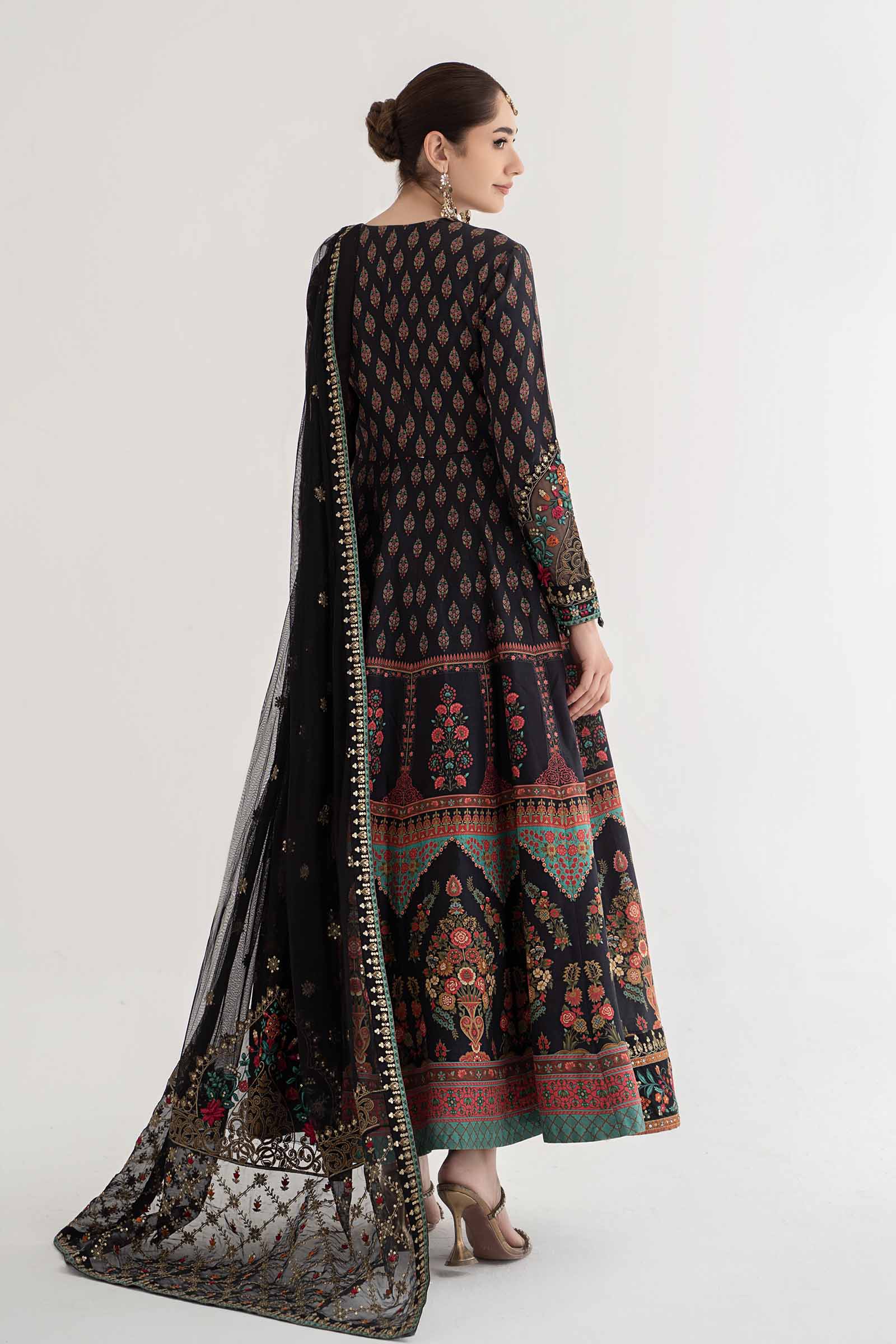 3 Piece Printed Lawn Suit | DS-2413-B - Image 9