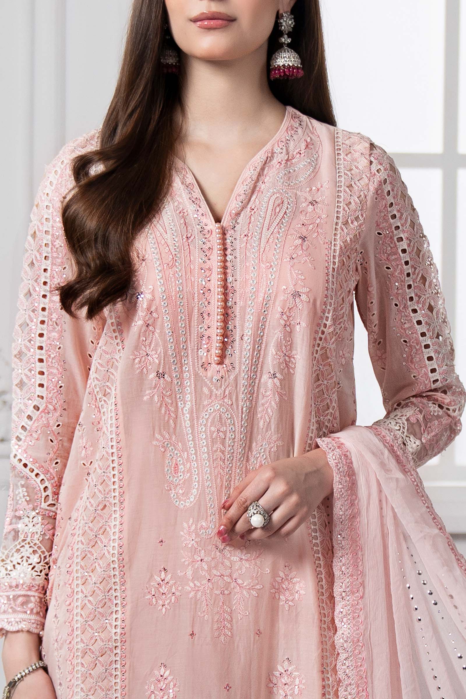 3 Piece Embroidered Lawn Suit | DS-2511-A - Image 3