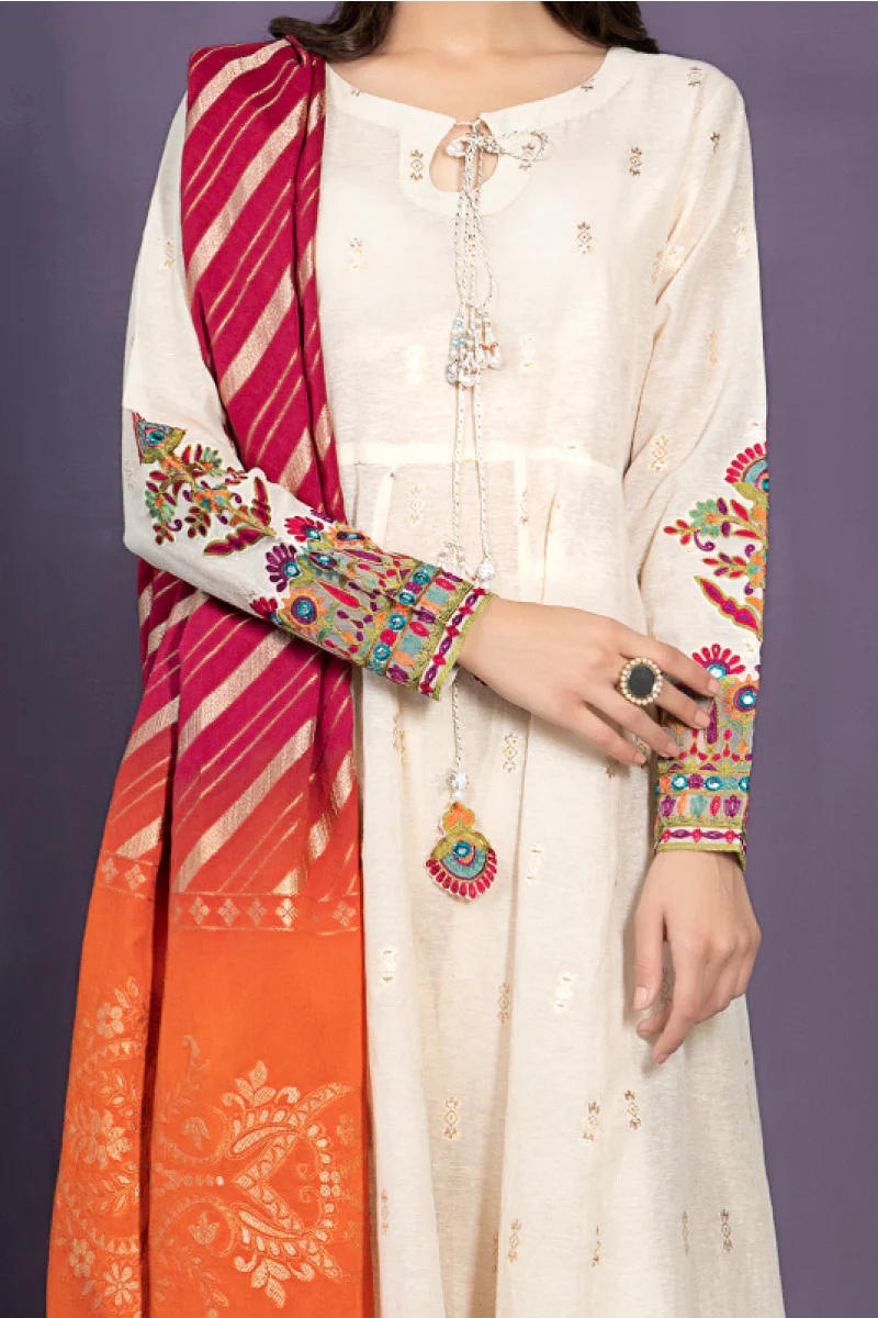 Suit White and Maroon DW-EA22-04 - Image 2