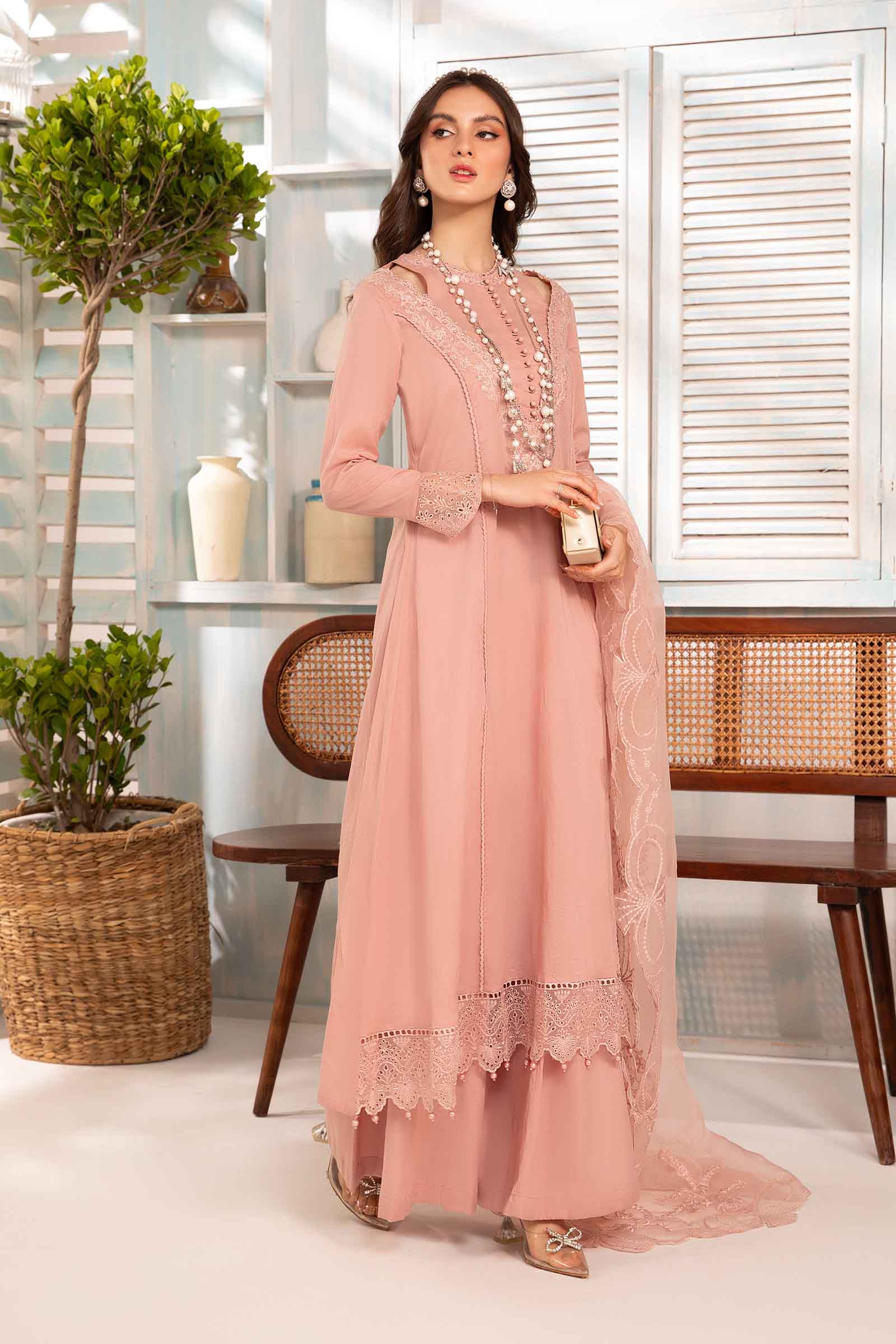 3 Piece Dyed Lawn Suit - Image 3