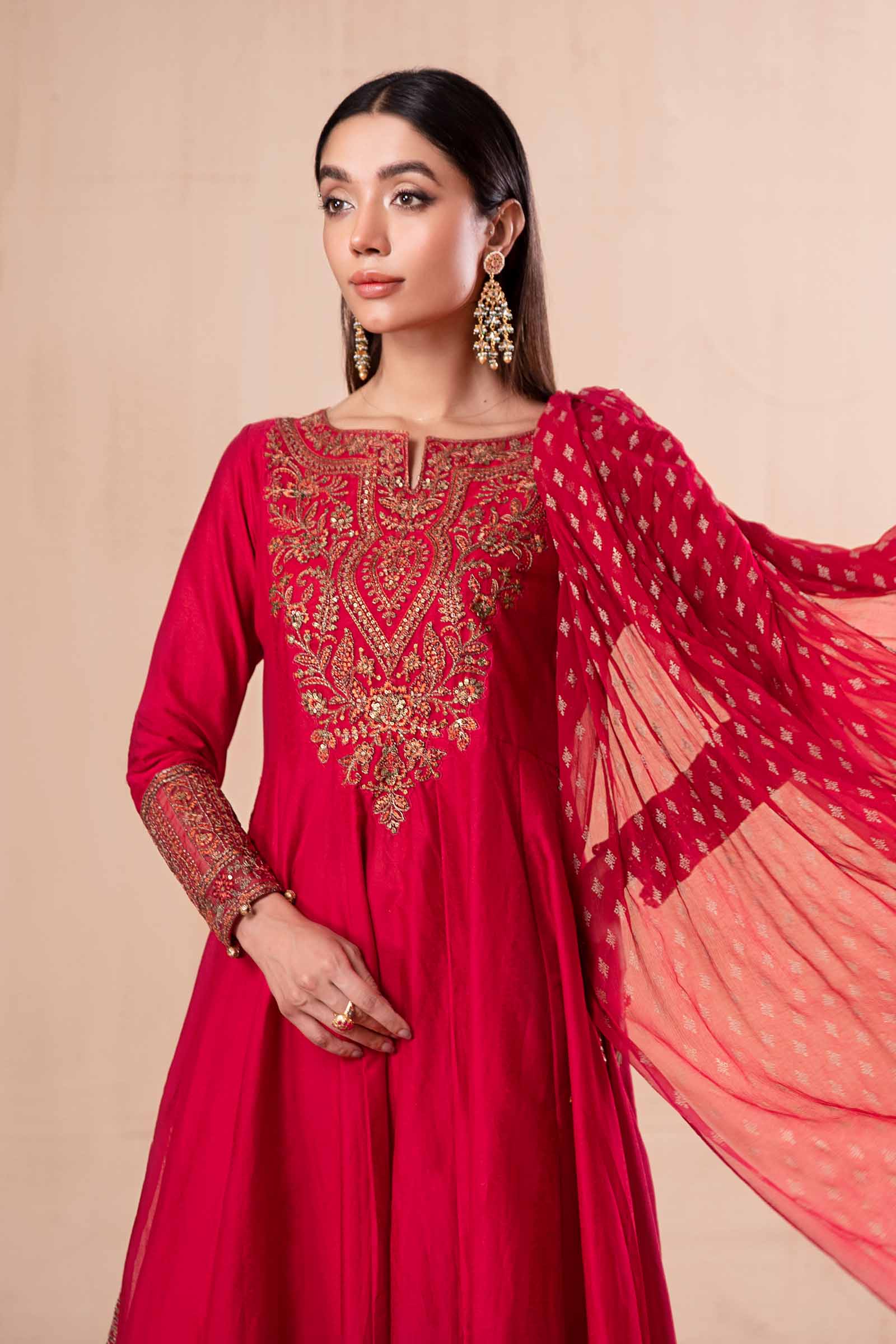 3 Piece Dyed Net Suit - Image 2