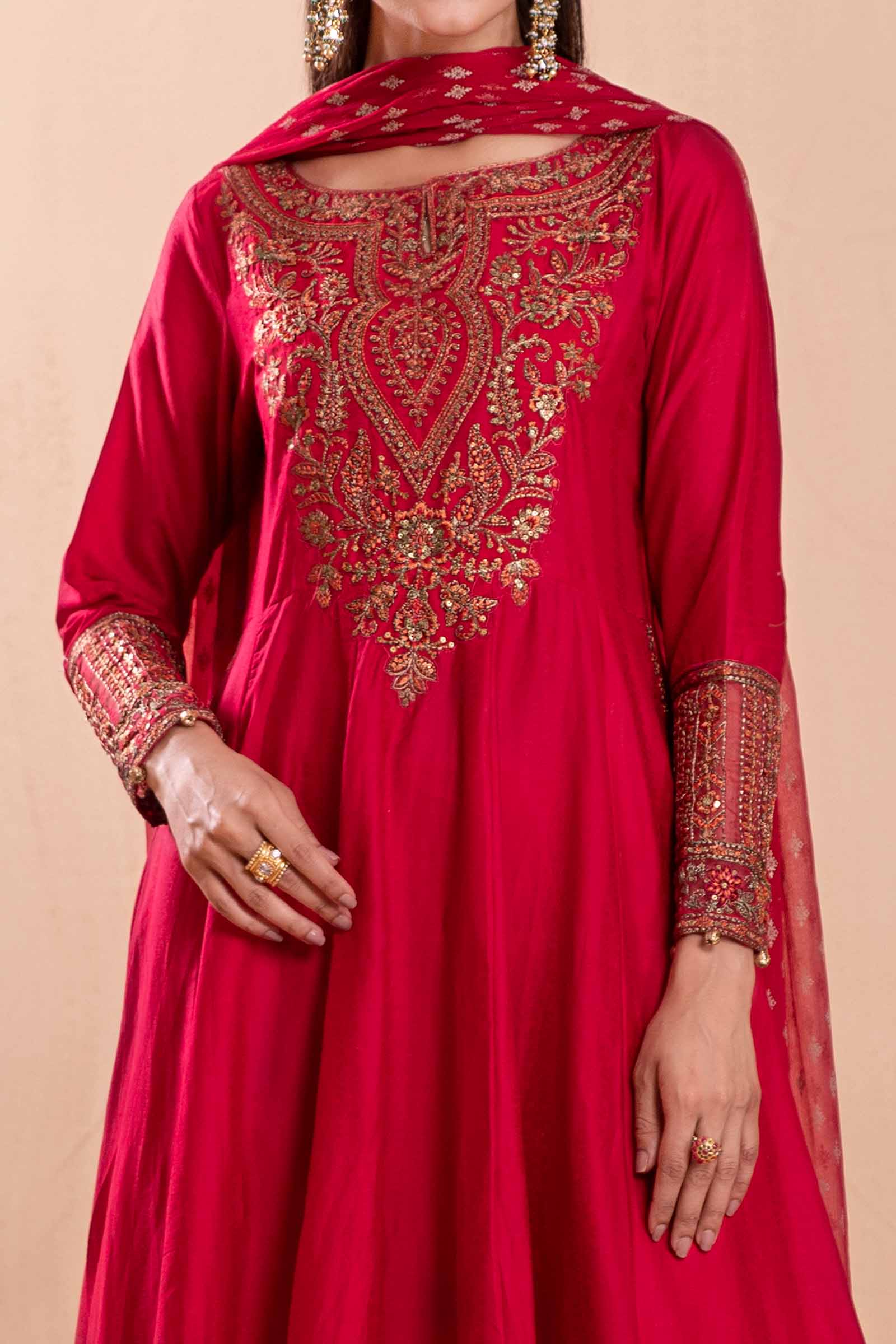 3 Piece Dyed Net Suit - Image 5
