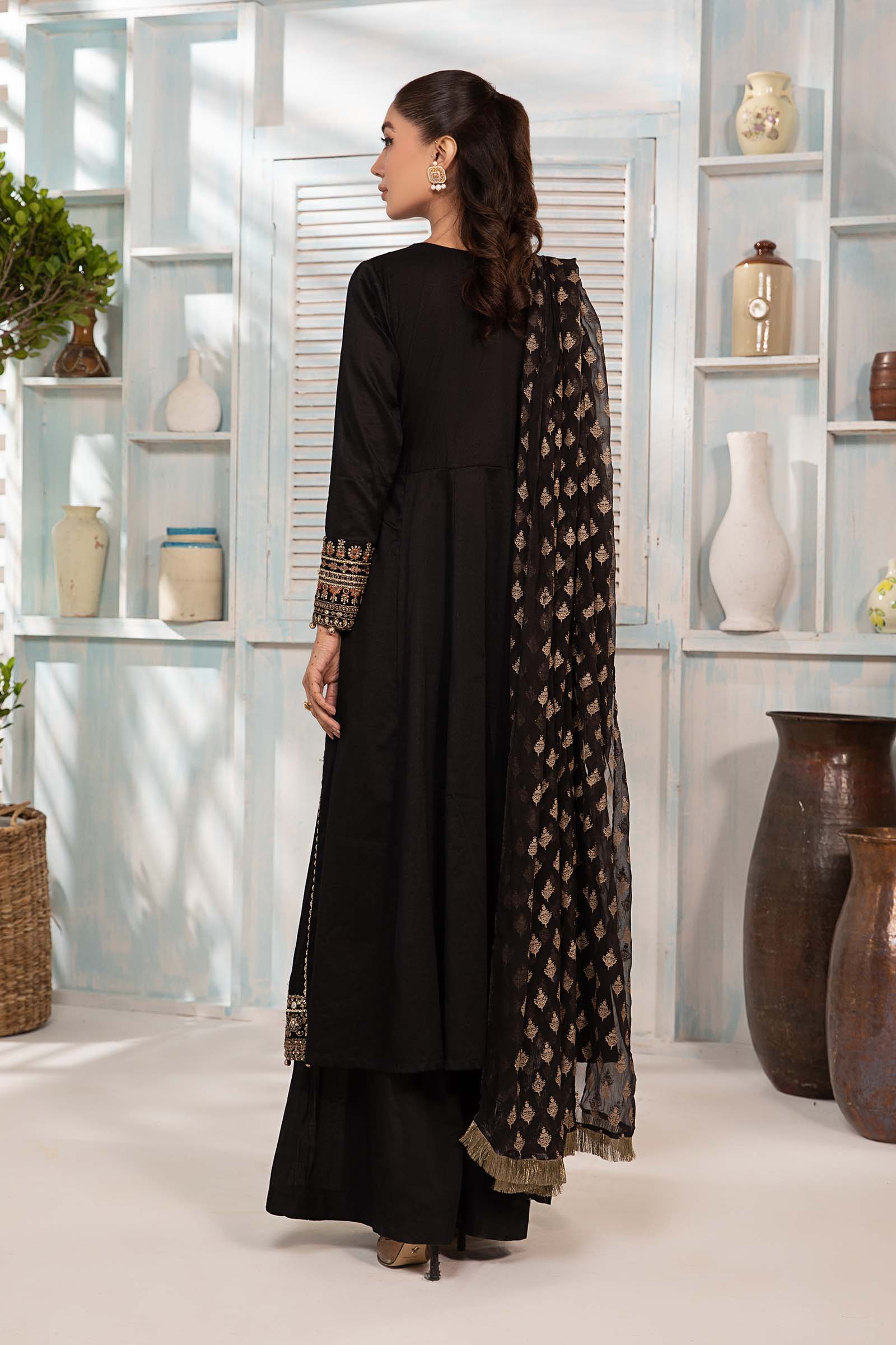 3 Piece Dyed Lawn Suit - Image 6
