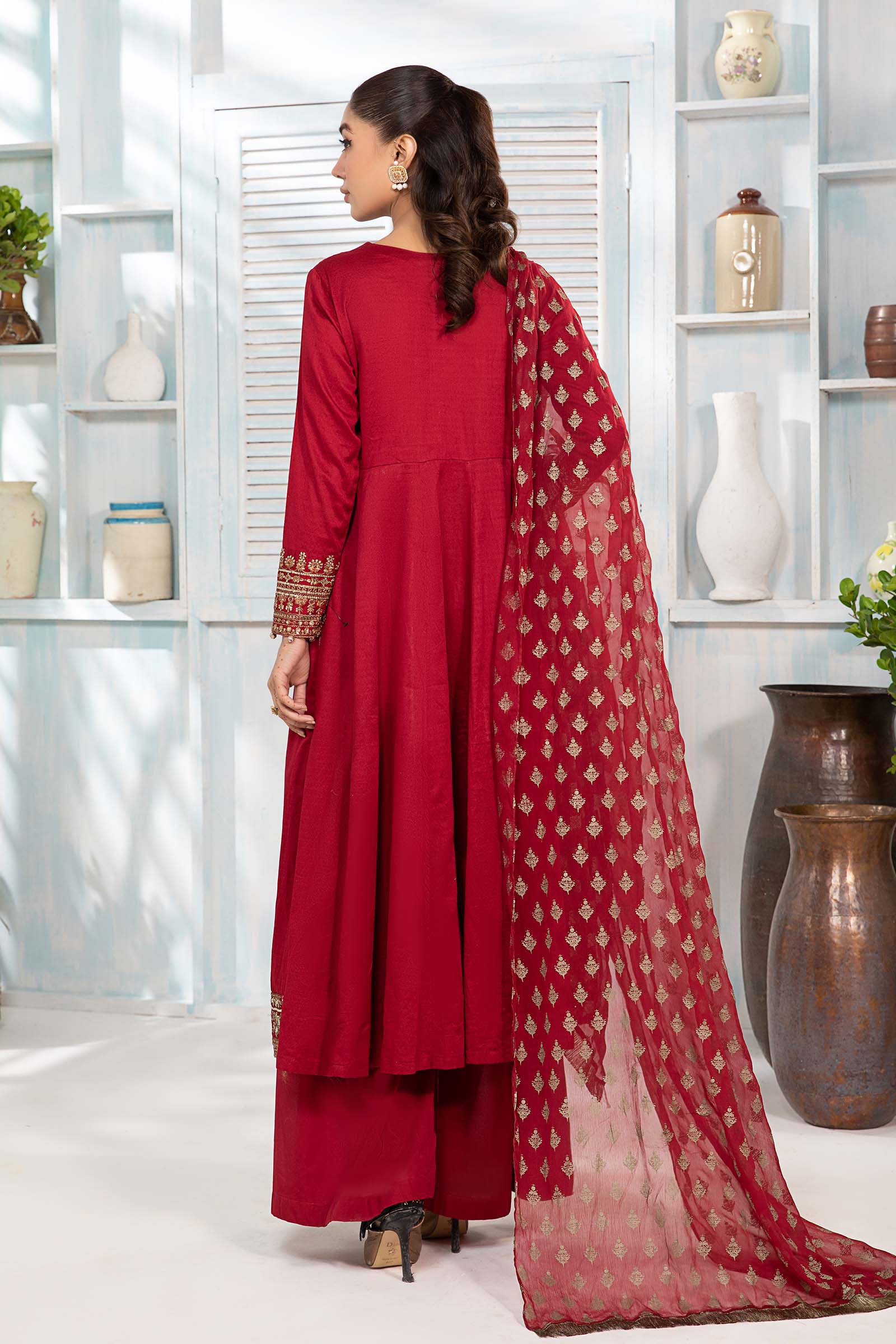 3 Piece Dyed Lawn Suit - Image 6