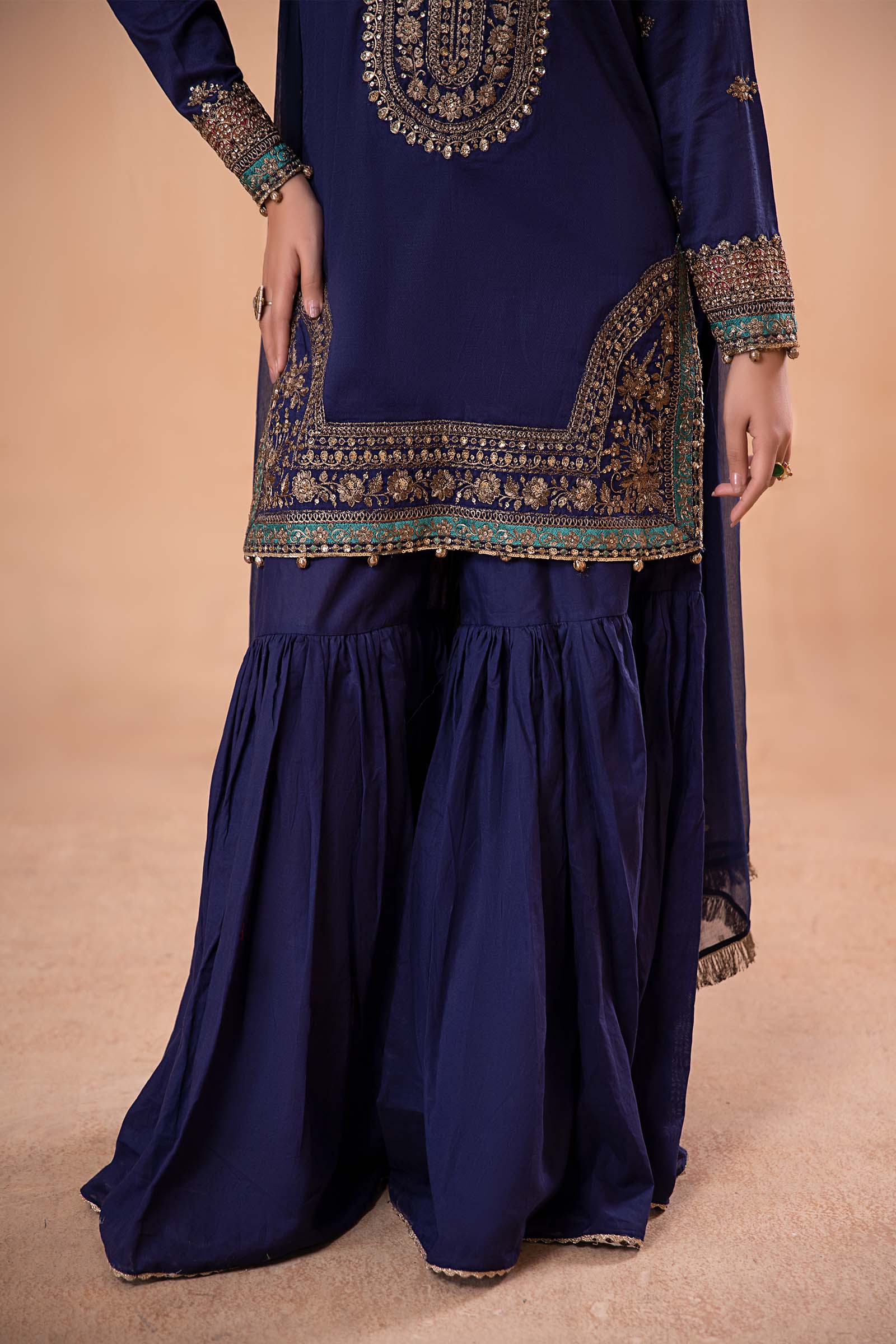 3 Piece Dyed Lawn Suit - Image 4