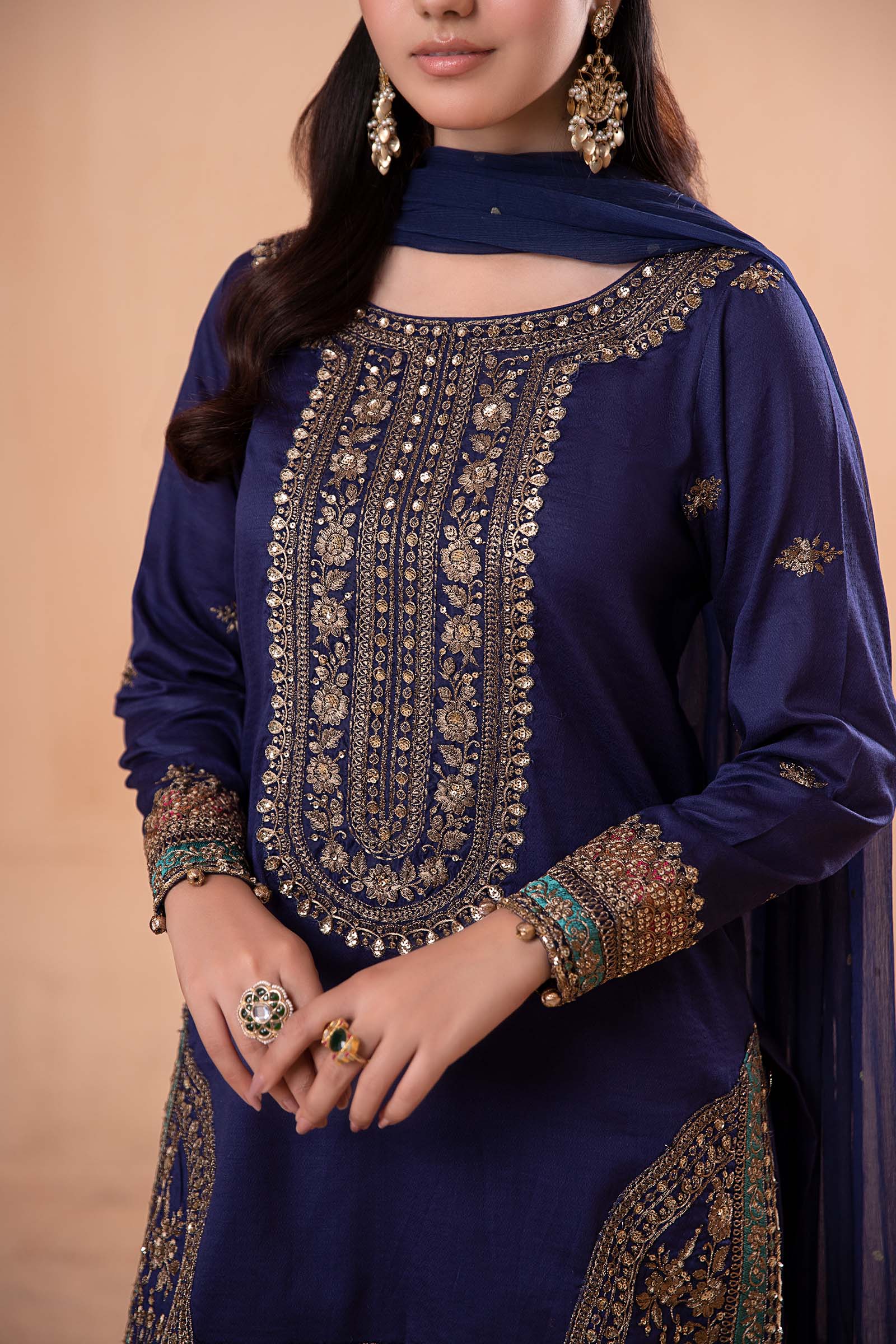 3 Piece Dyed Lawn Suit - Image 5