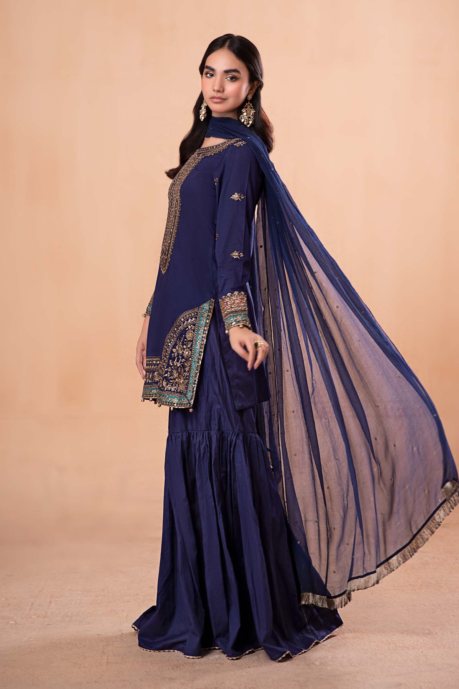 3 Piece Dyed Lawn Suit - Image 6