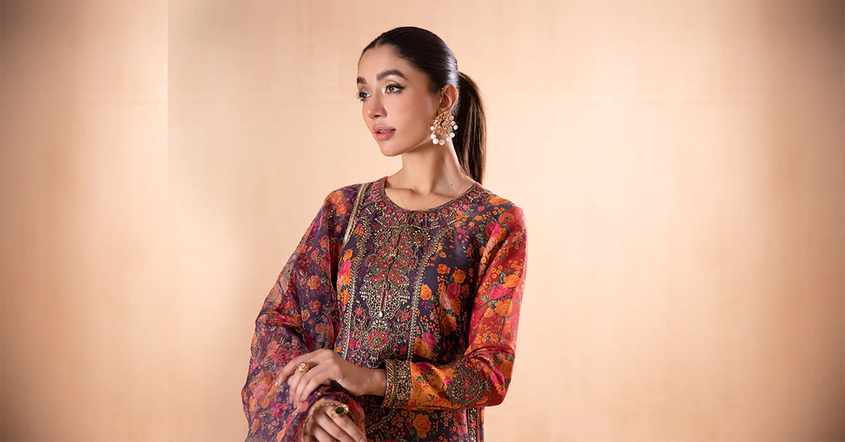 3 Piece Printed Cotton Masoori Suit - Image 9