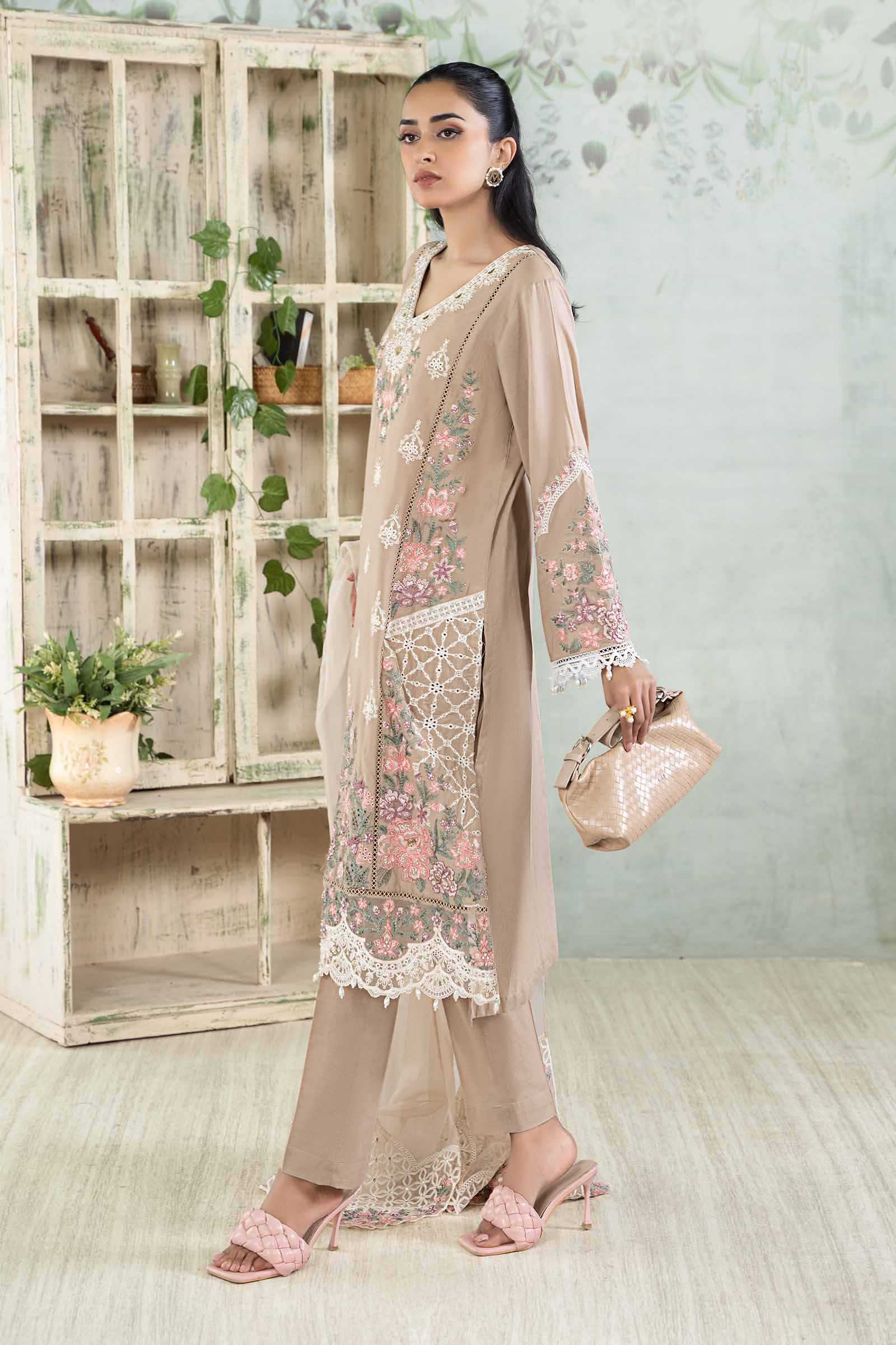 3 Piece Embroidered Lawn Suit - Image 7