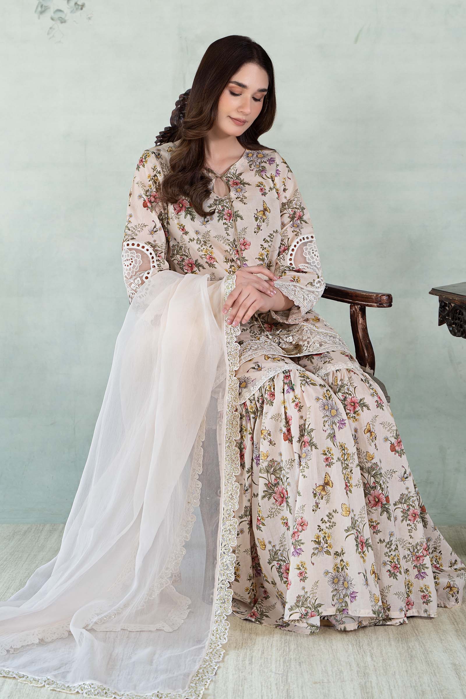 3 Piece Printed Lawn Suit - Image 7