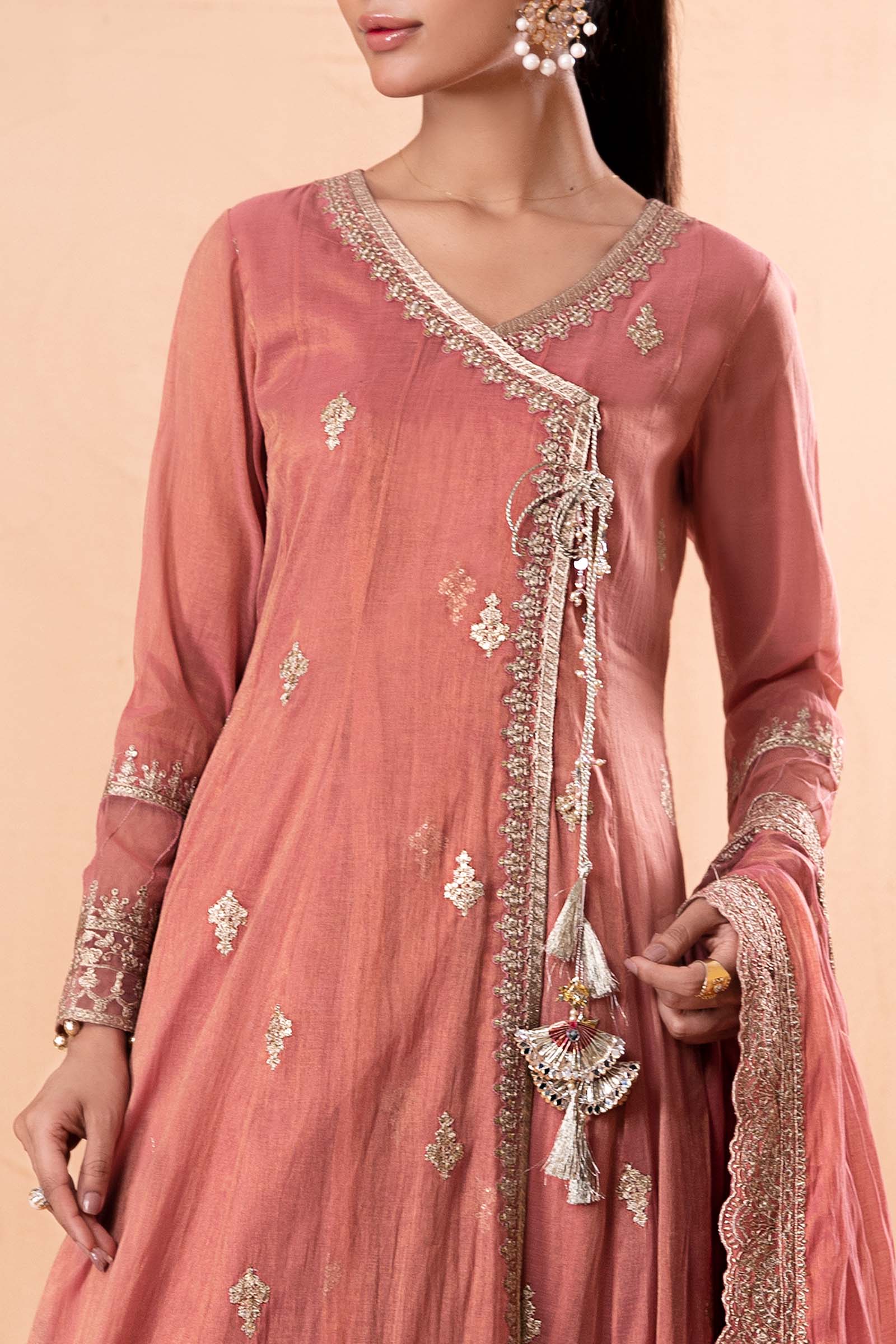 3 Piece Embroidered Cotton Masoori Suit - Image 3