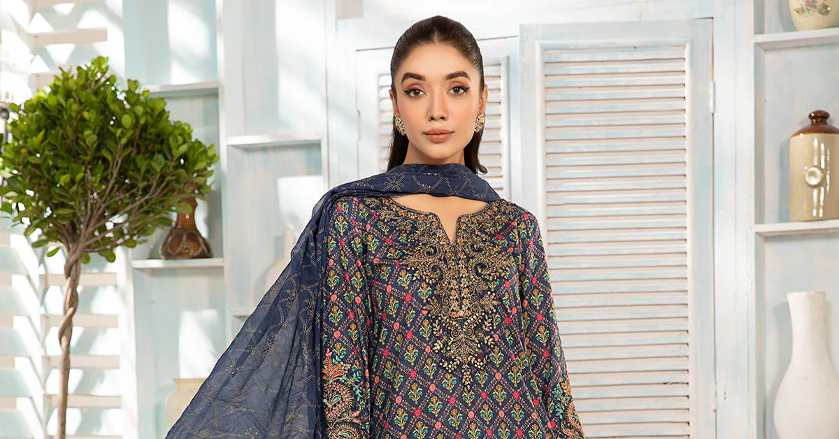 3 Piece Printed Lawn Suit - Image 7
