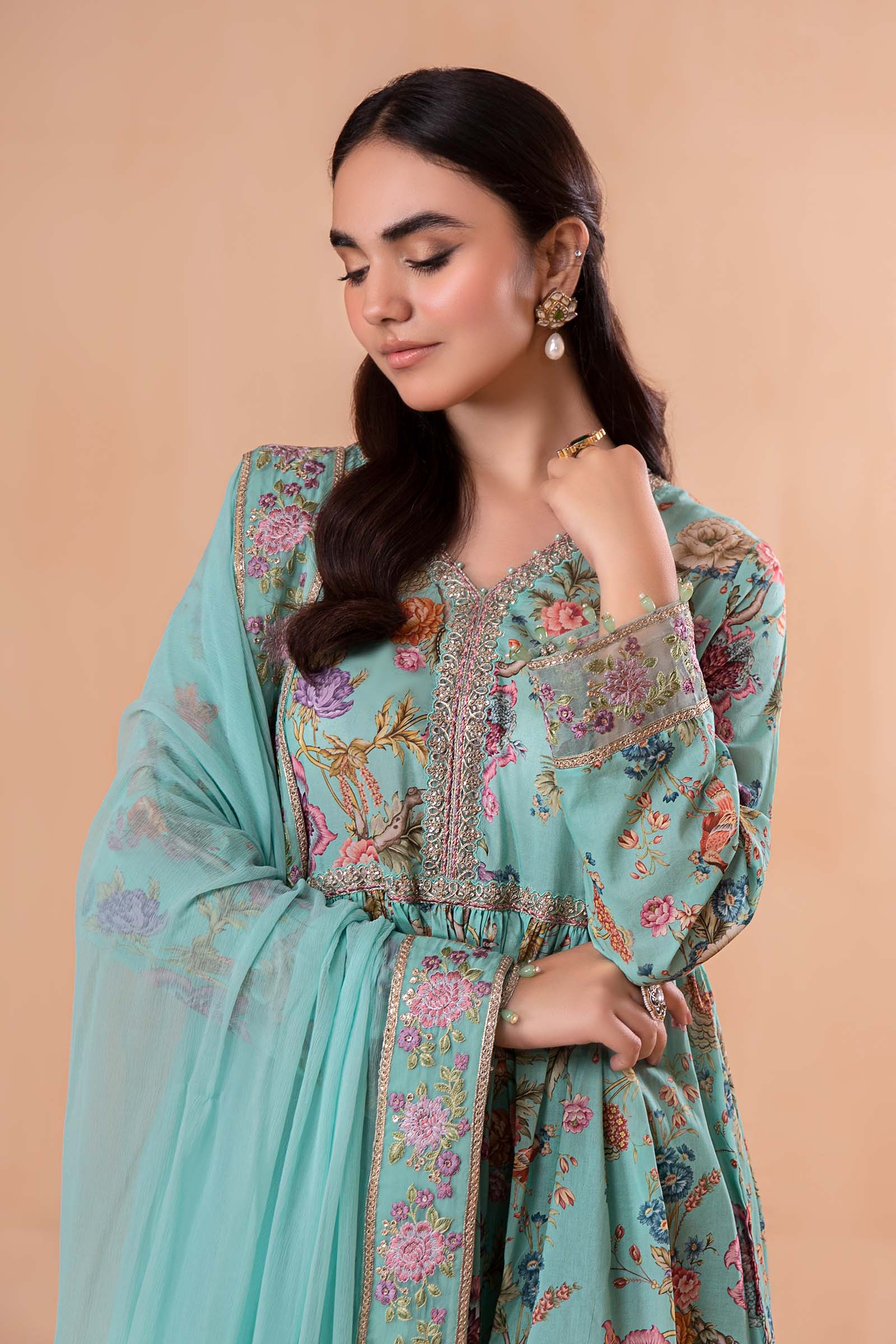 3 Piece Printed Lawn Suit - Image 2