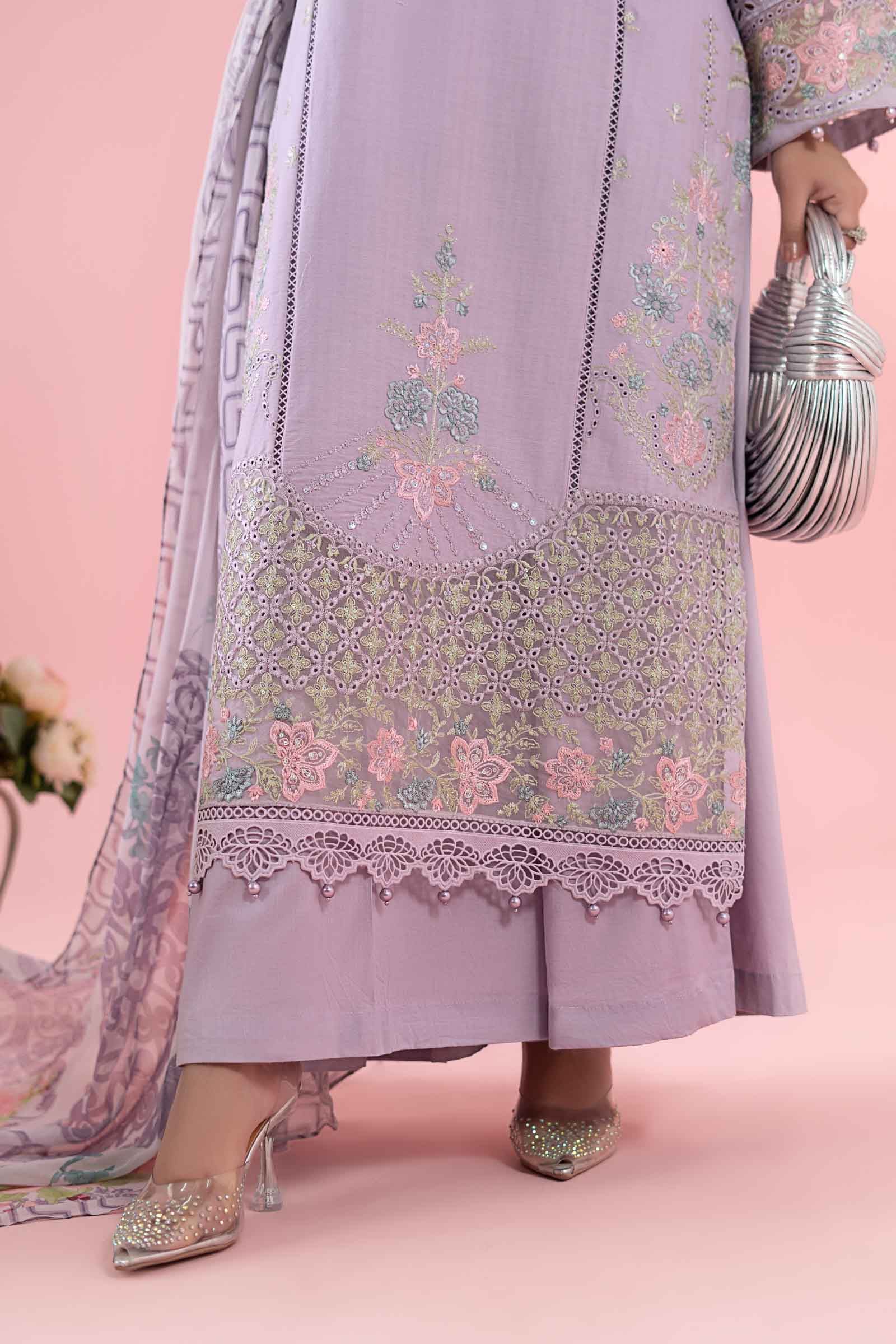 3 Piece Embroidered Dobby Suit - Image 5