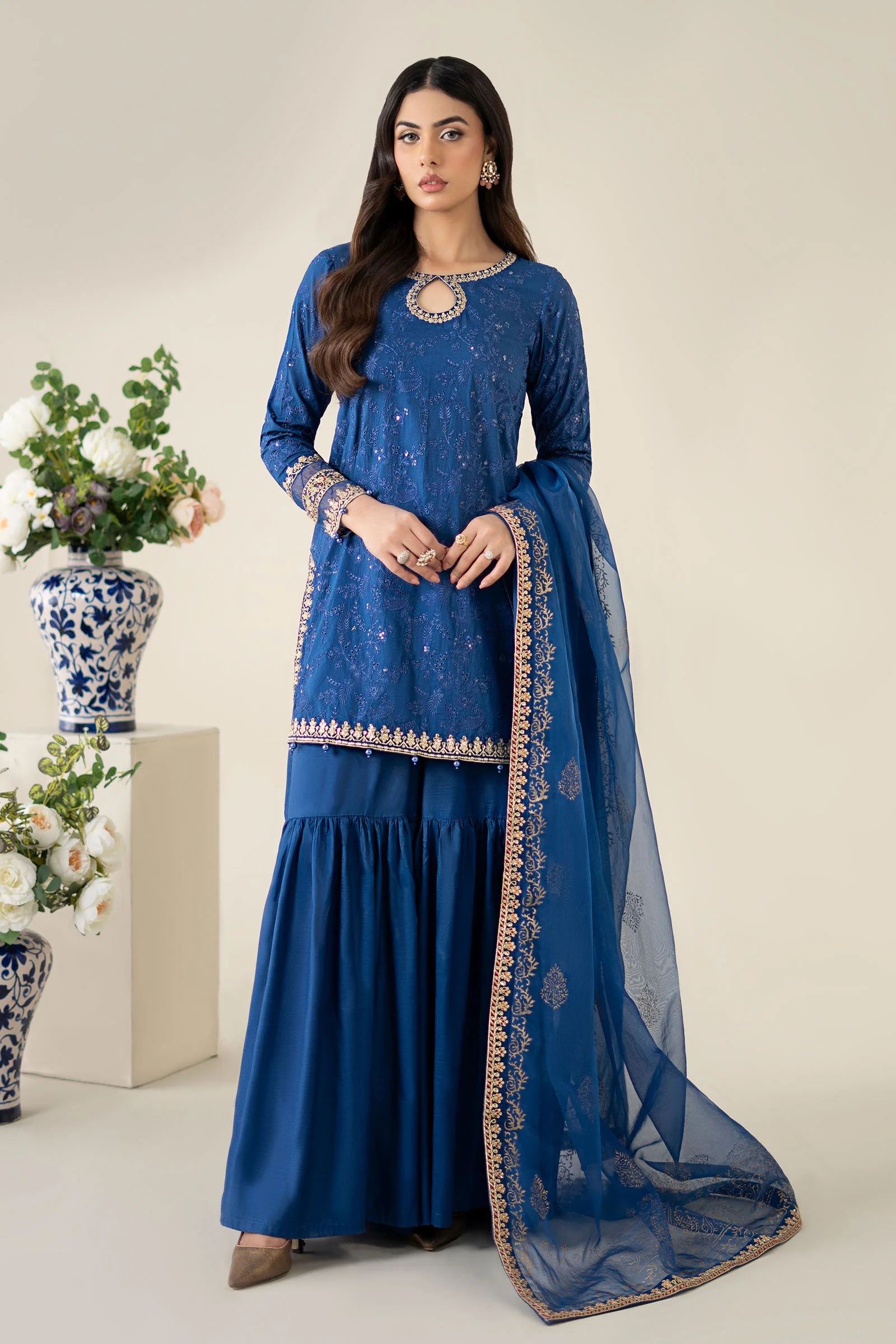 3 Piece Embroidered Lawn Suit