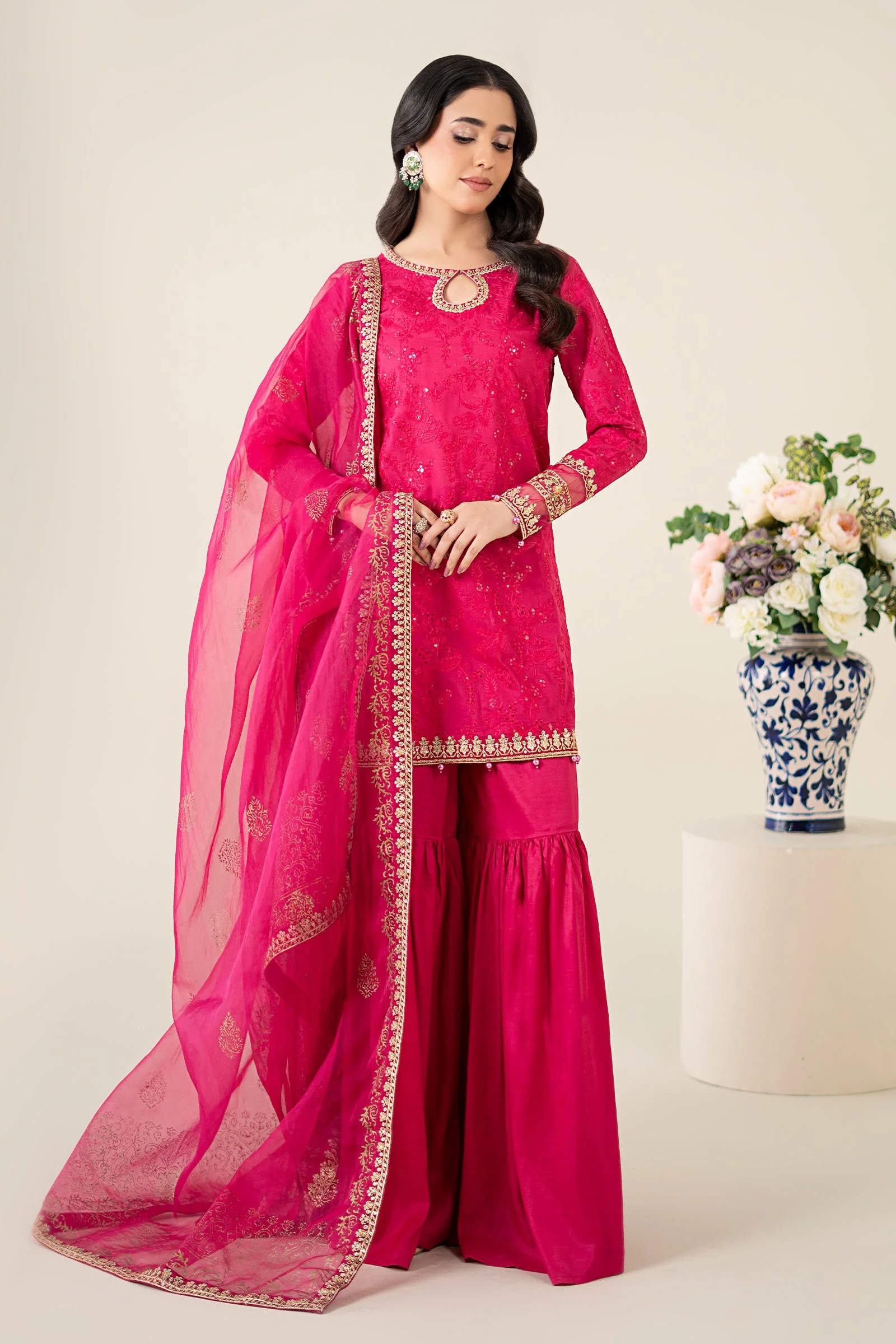 3 Piece Embroidered Lawn Suit
