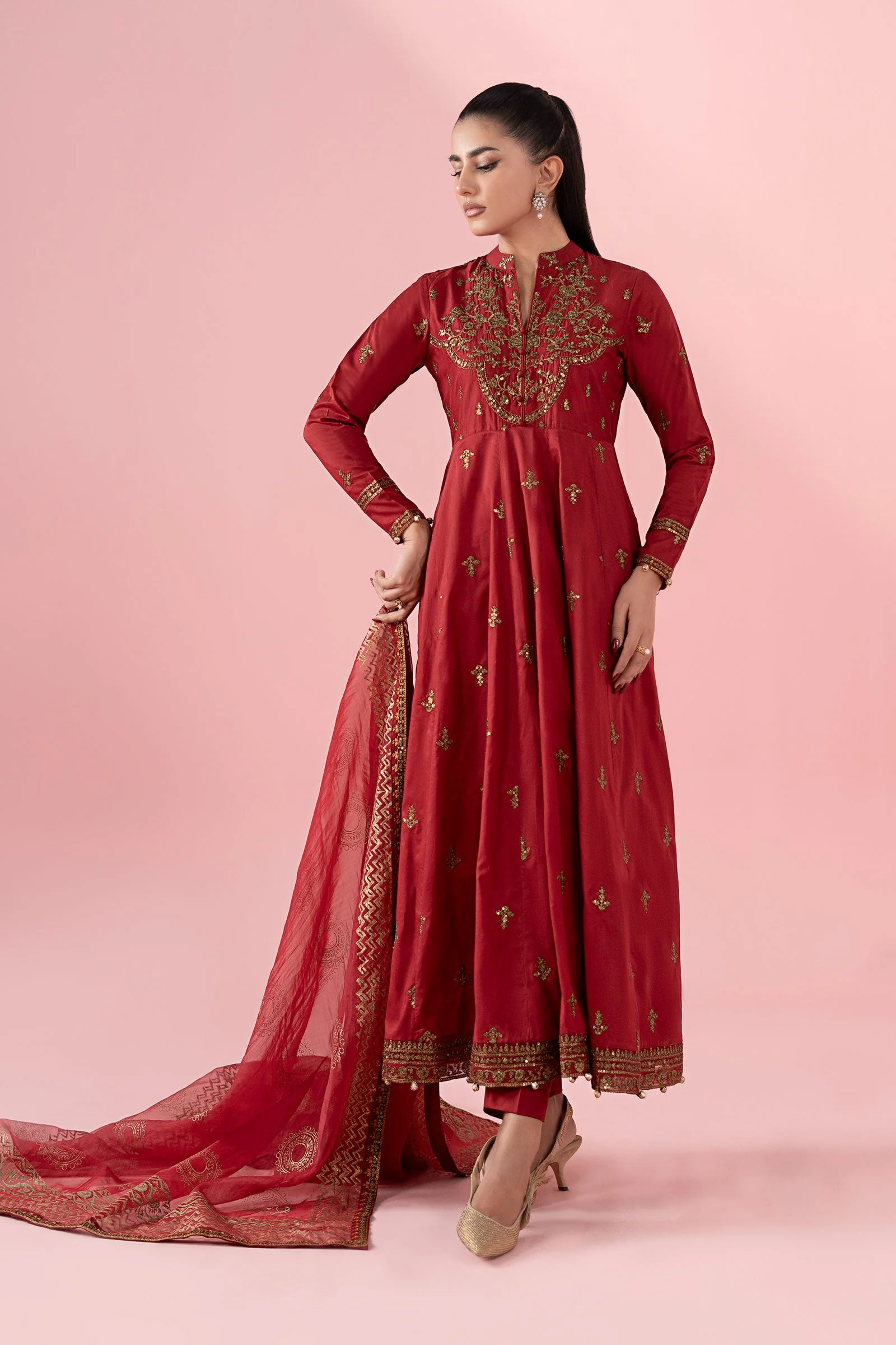 3 Piece Embroidered Lawn Suit
