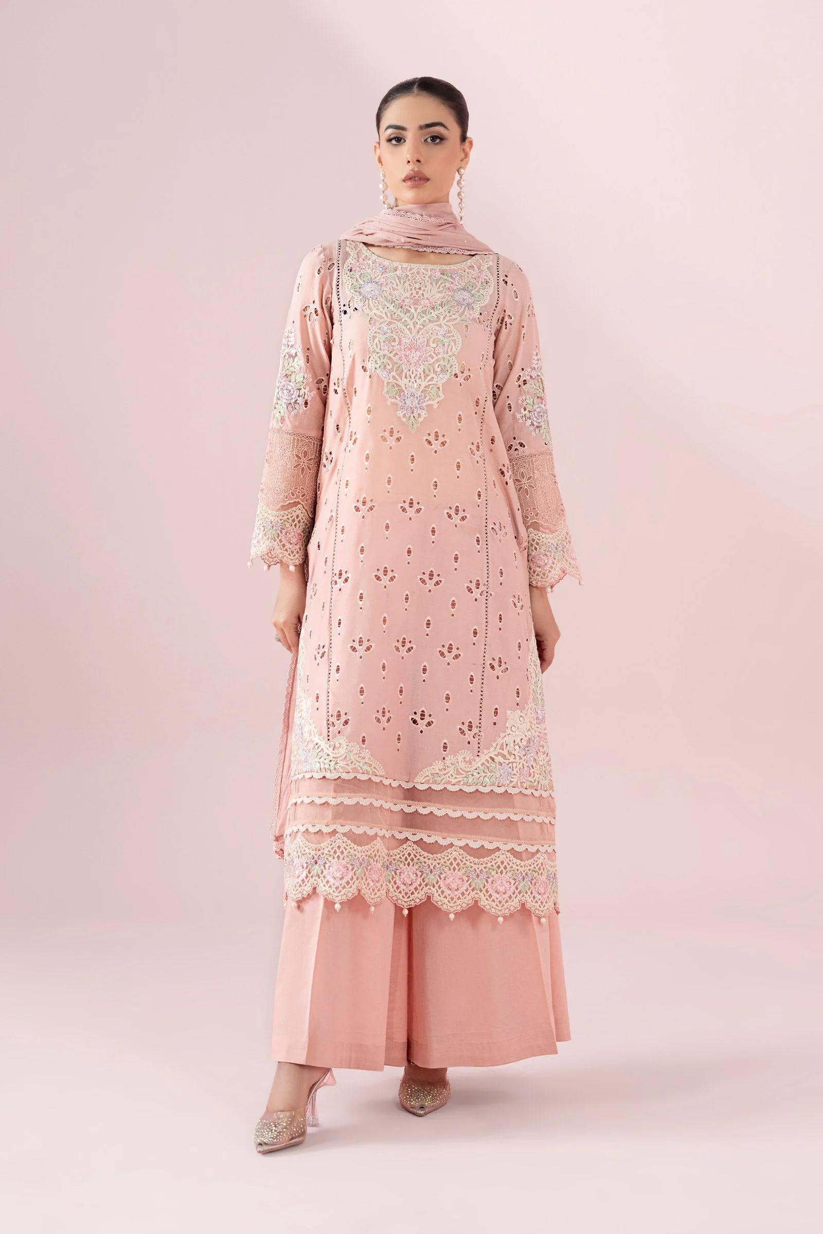3 Piece Embroidered Lawn Suit