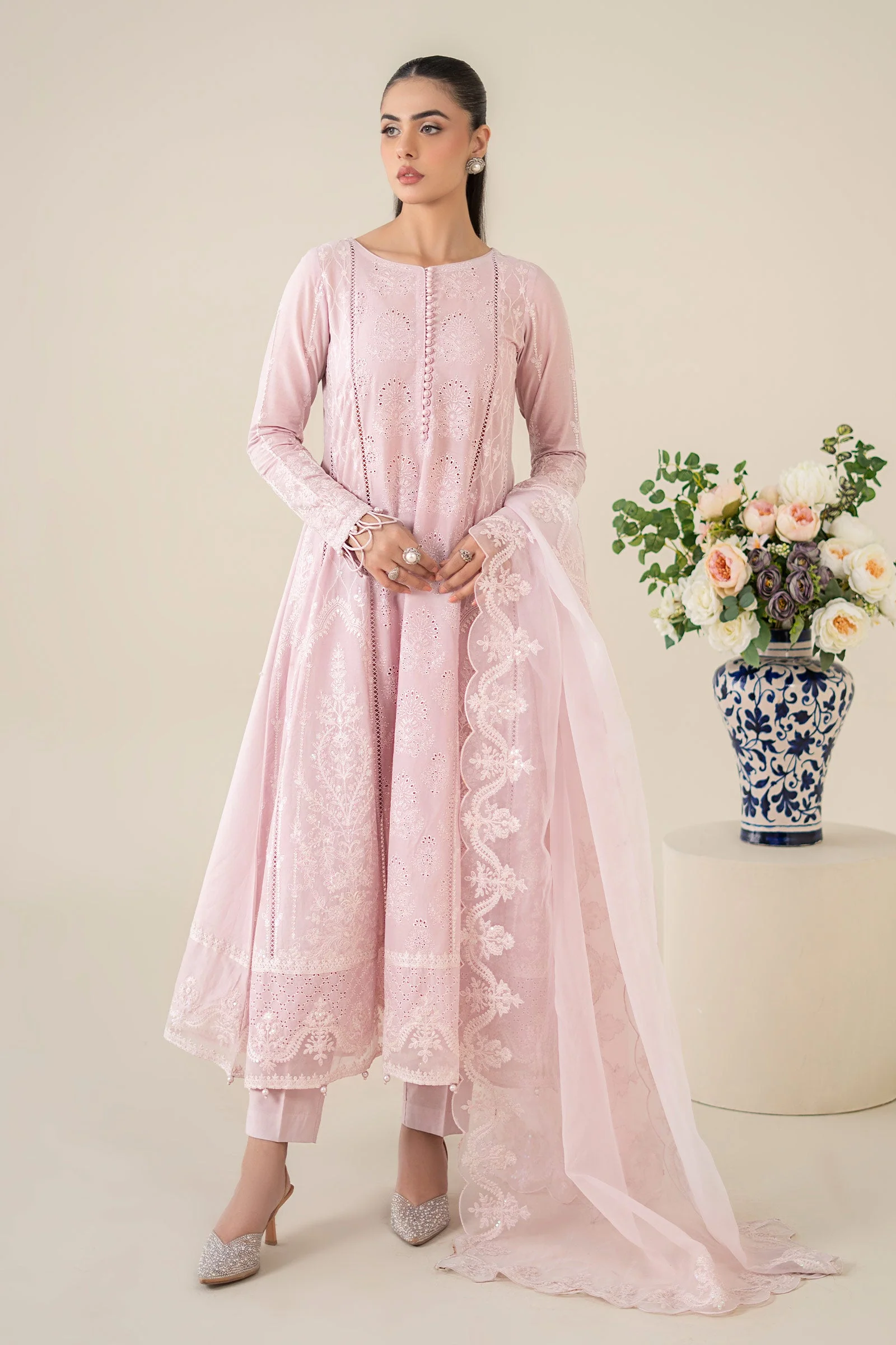 3 Piece Embroidered Lawn Suit