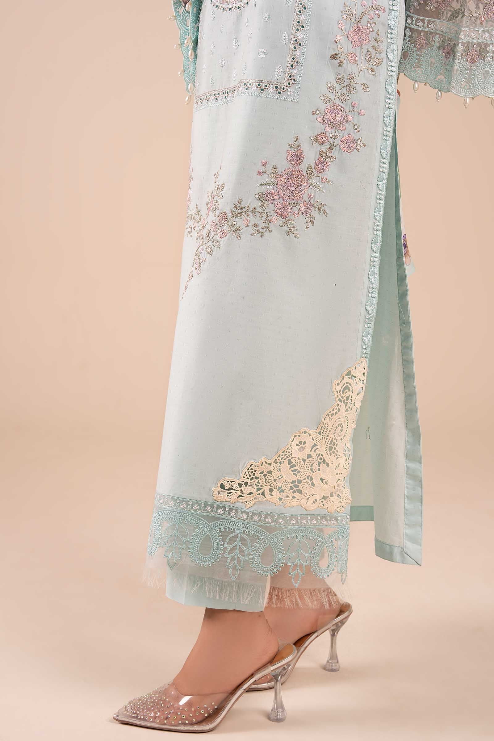3 Piece Embroidered Dobby Suit - Image 6