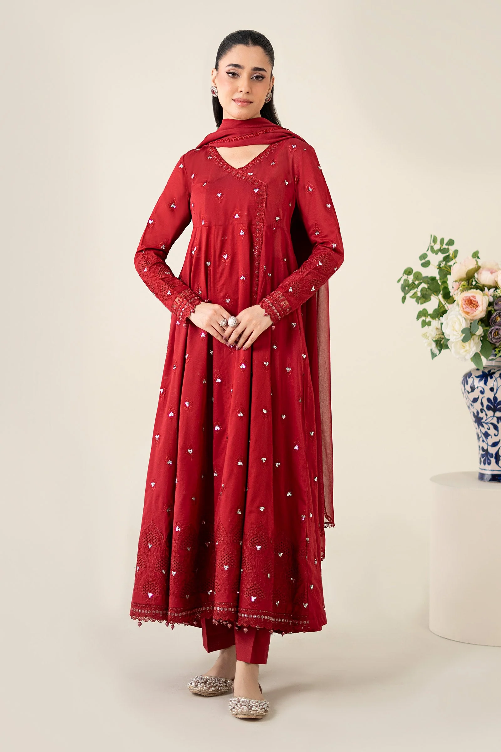 3 Piece Embroidered Lawn Suit