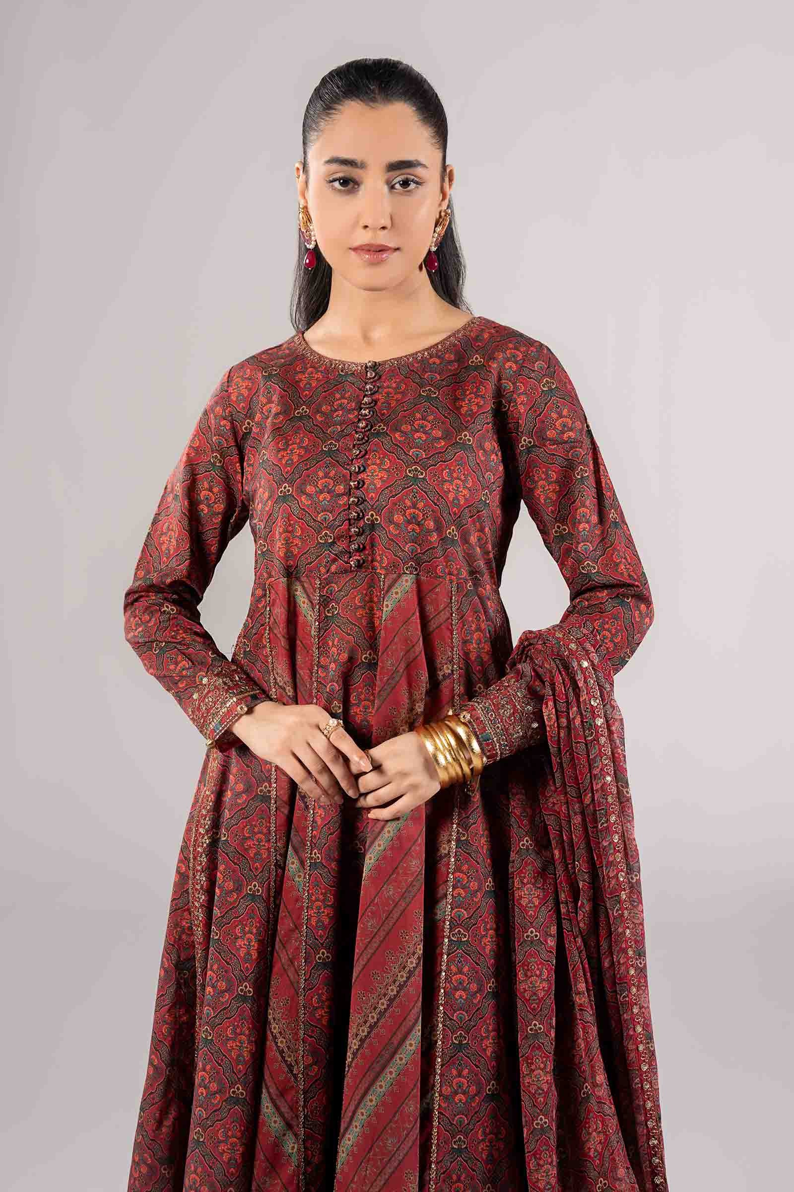 3 Piece Embroidered Lawn Suit - Image 2