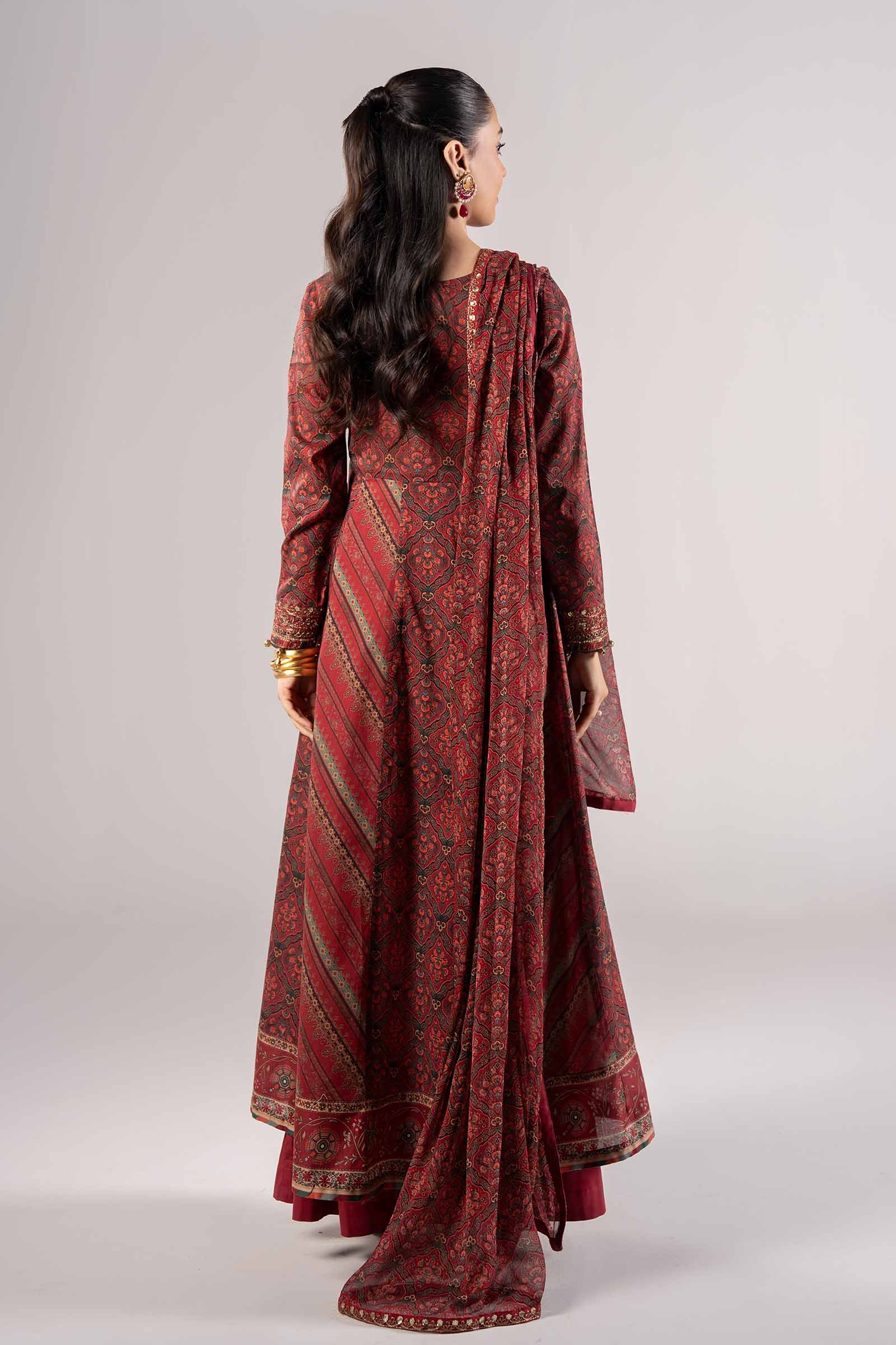 3 Piece Embroidered Lawn Suit - Image 6