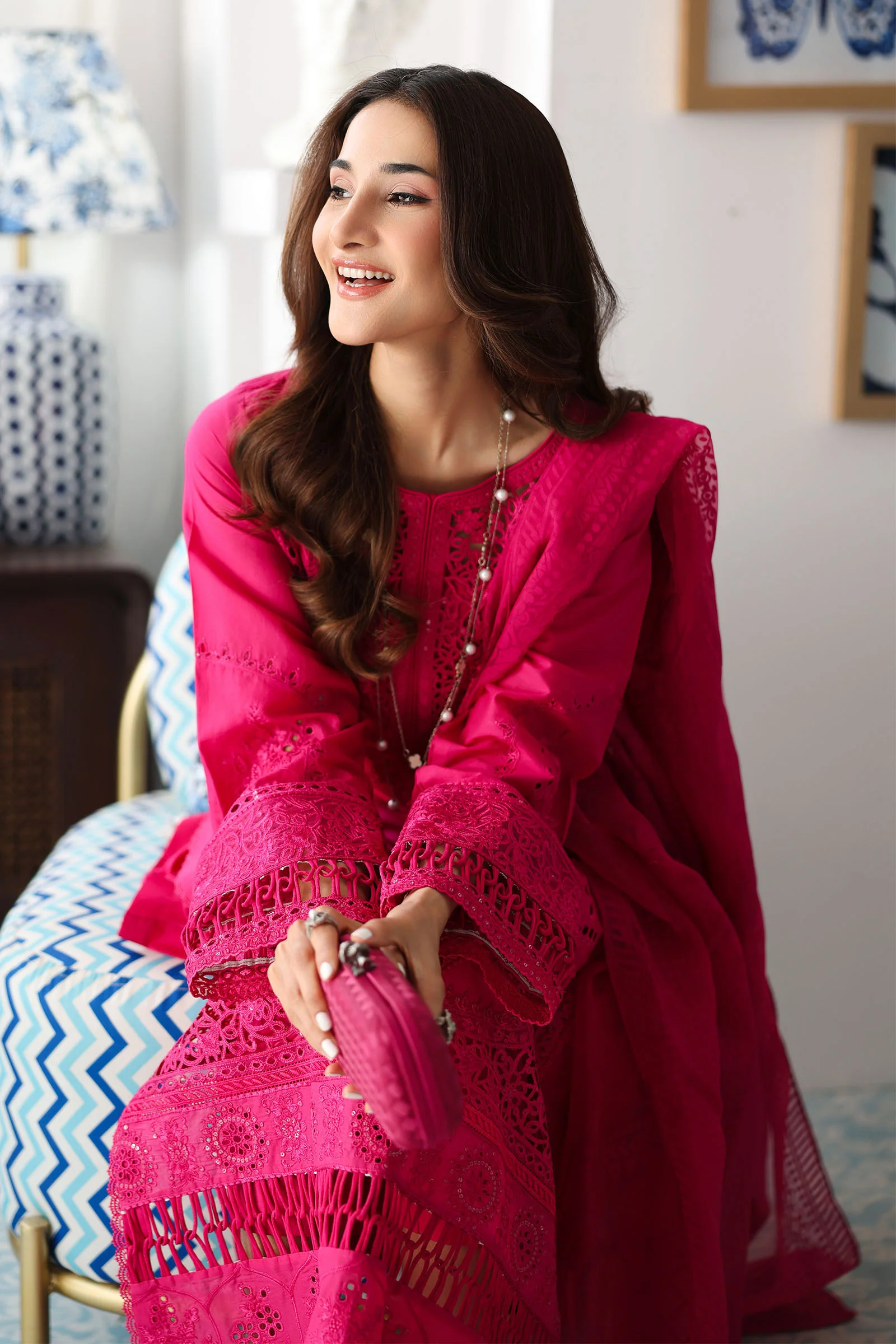 3 Piece Embroidered Lawn Suit - Image 4