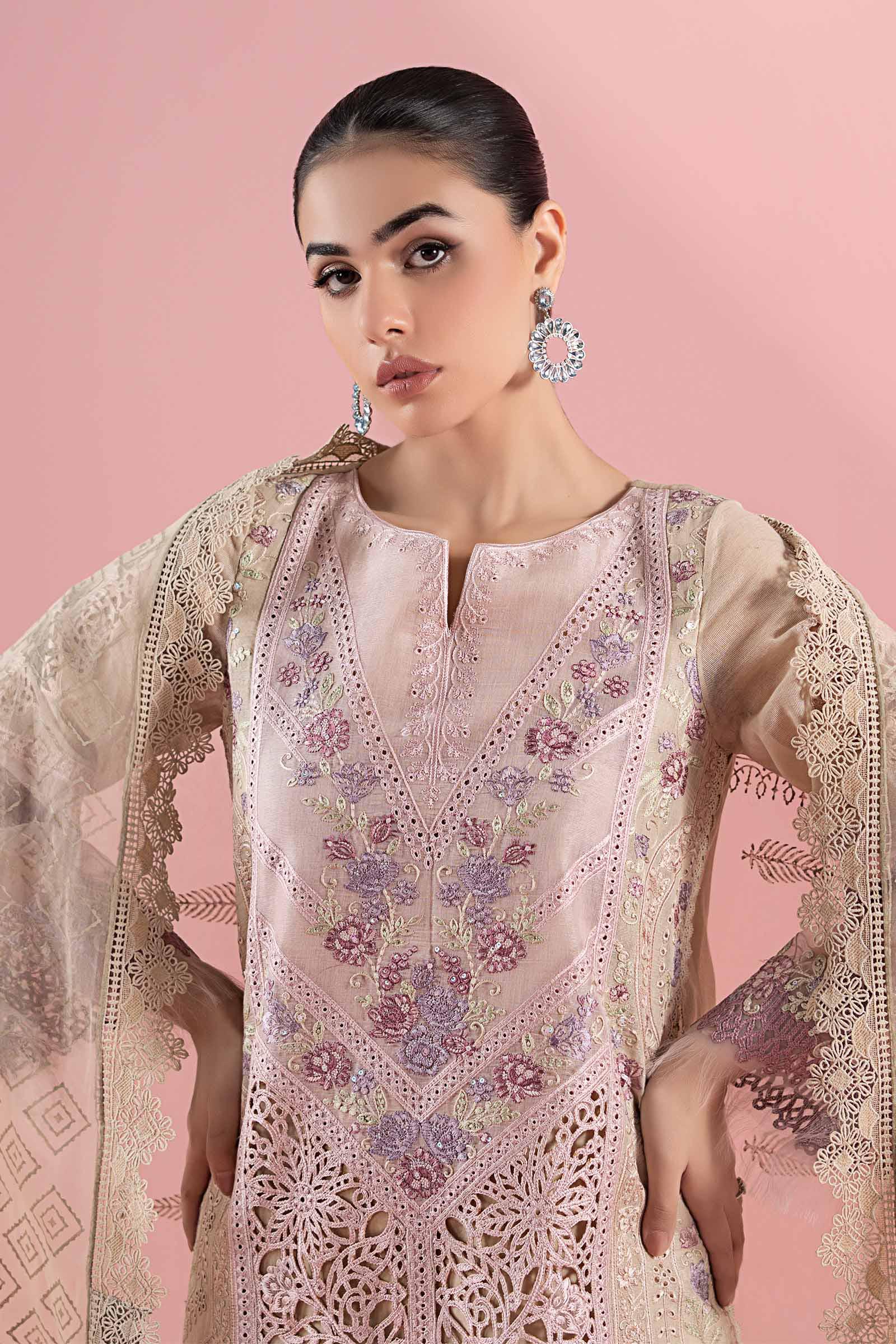 3 Piece Embroidered Masoori Lawn Suit - Image 2