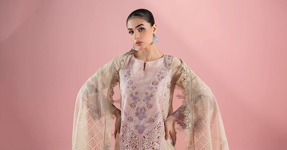 3 Piece Embroidered Masoori Lawn Suit - Image 8