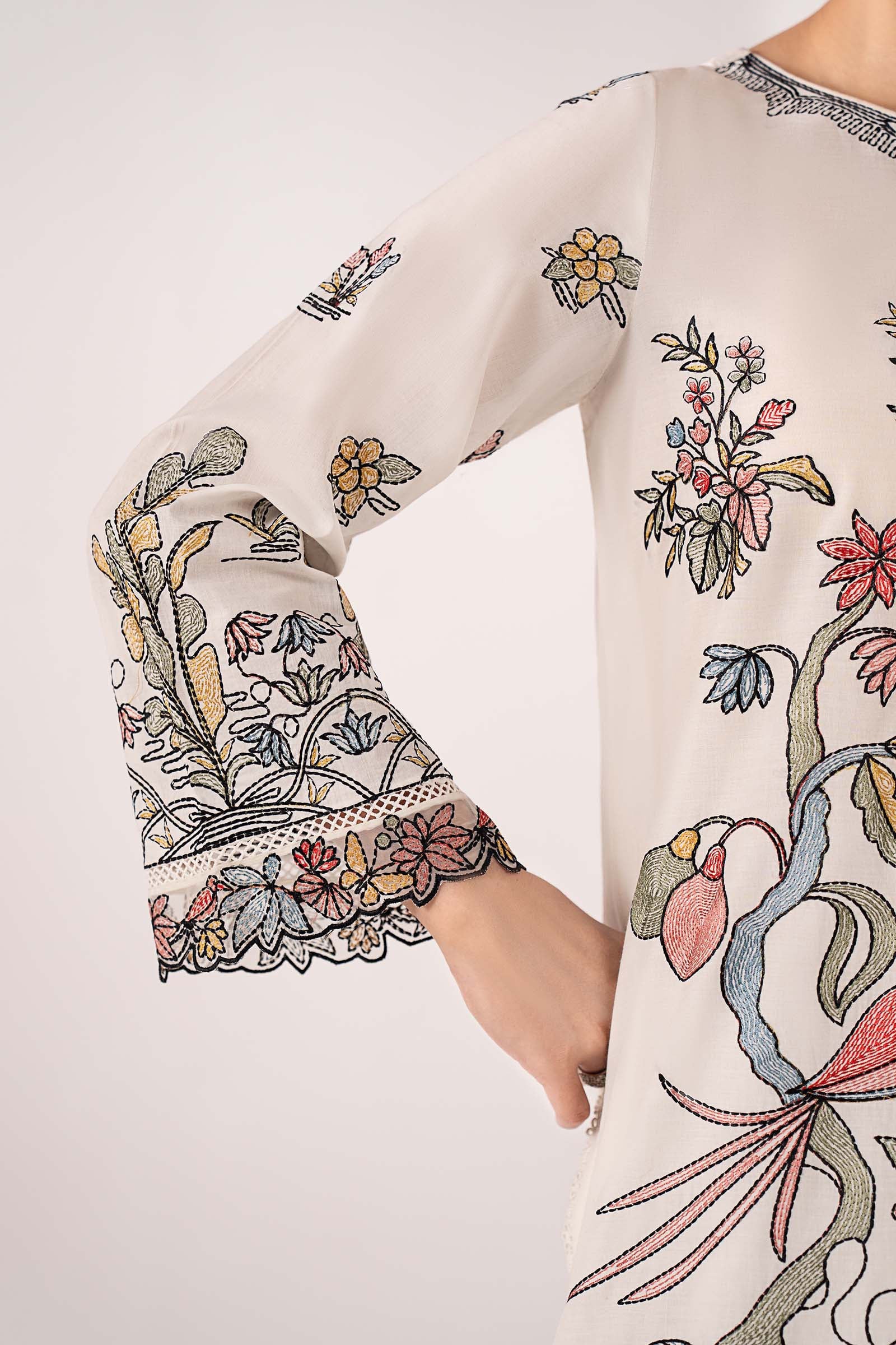 3 Piece Embroidered Lawn Suit - Image 14